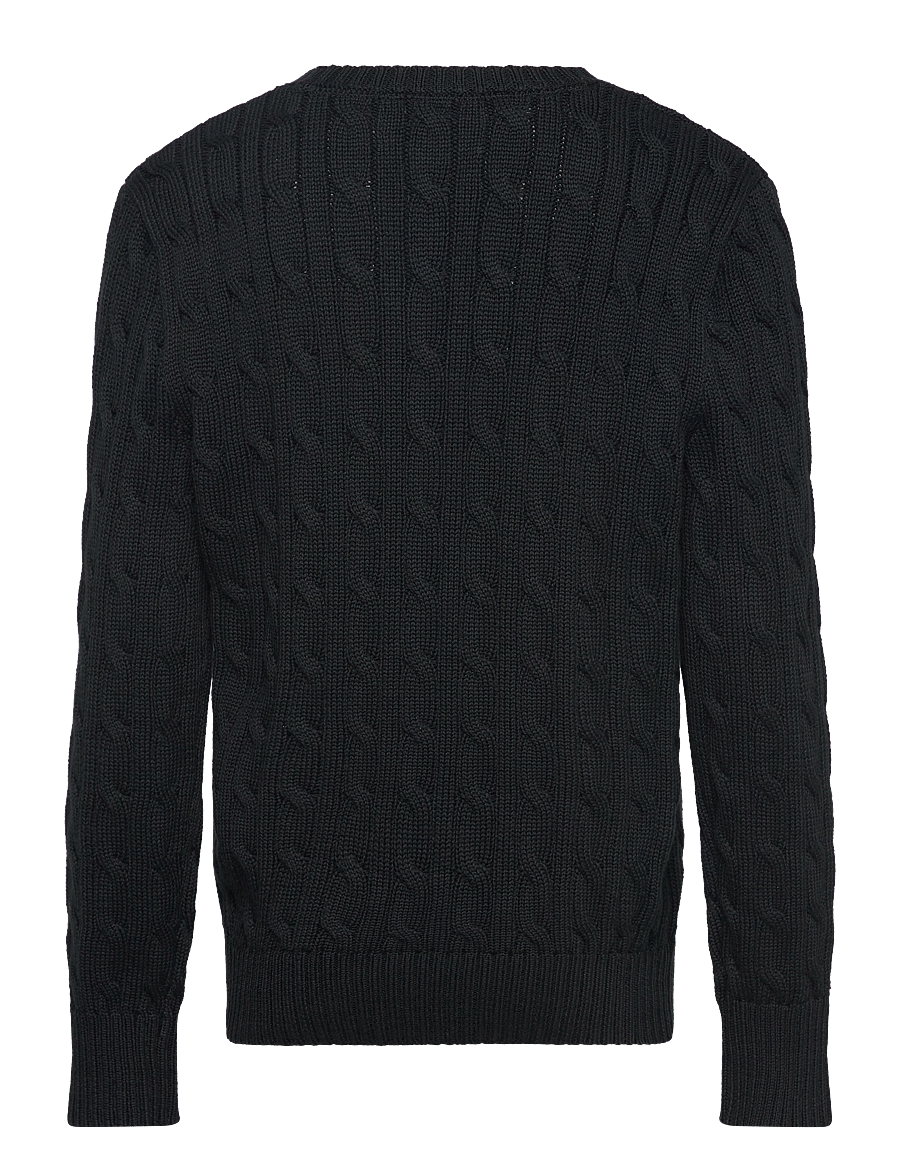 Ralph Lauren Kids - Cable-Knit Cotton Sweater - džemprid - polo black/c3807 - 1