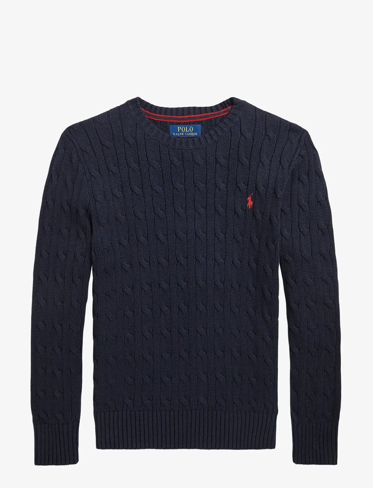 Ralph Lauren Kids - COMBED COTTON-LS CABLE CN-TP-SWT - trøjer - rl navy/c3807 - 1