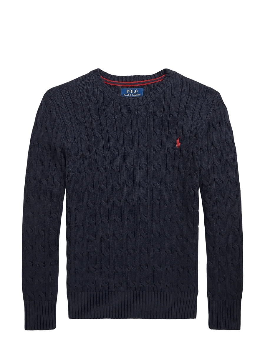 Ralph Lauren Kids - Cable-Knit Cotton Sweater - pullover - rl navy/c3807 - 1