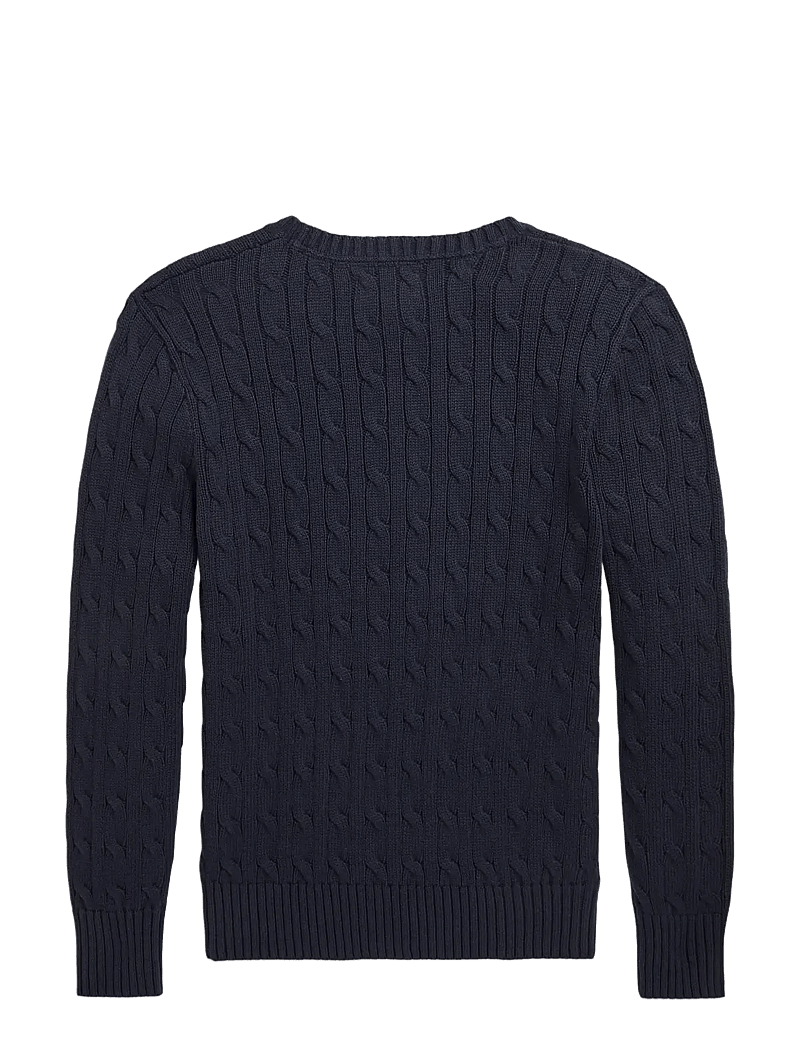 Ralph Lauren Kids - COMBED COTTON-LS CABLE CN-TP-SWT - trøjer - rl navy/c3807 - 2