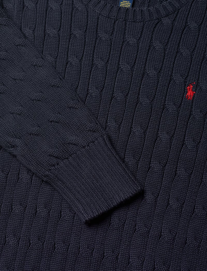 Ralph Lauren Kids - COMBED COTTON-LS CABLE CN-TP-SWT - trøjer - rl navy/c3807 - 5