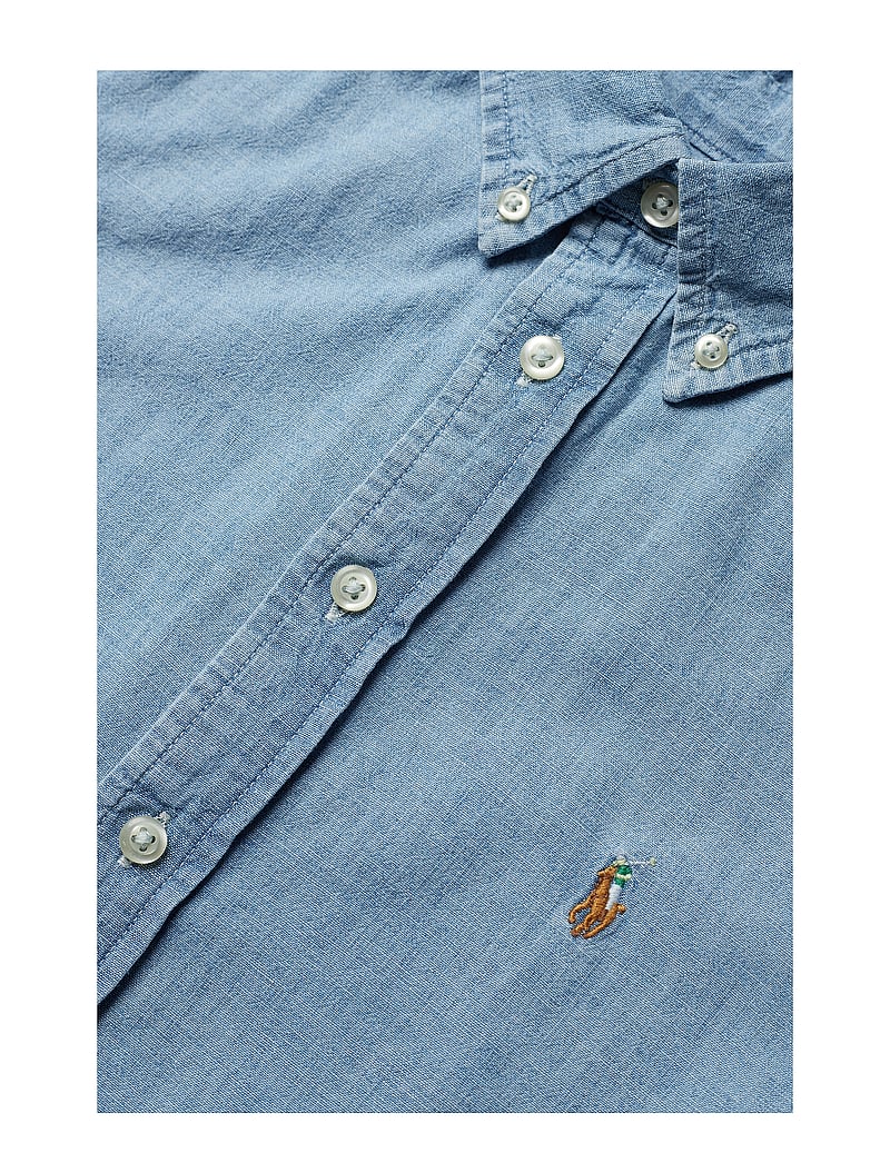 Ralph Lauren Kids - CHAMBRAY-LS BD-TP-SHT - langärmlige hemden - lt blue - 5