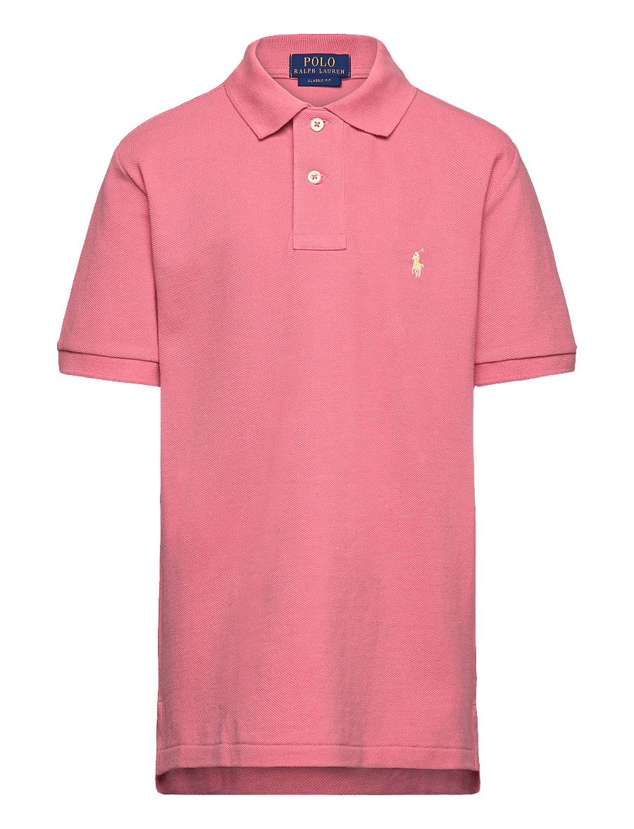 Ralph Lauren Kids - BASIC MESH-SS KC-TP-KNT - lühikeste varrukatega polod - desert rose/c1168 - 0