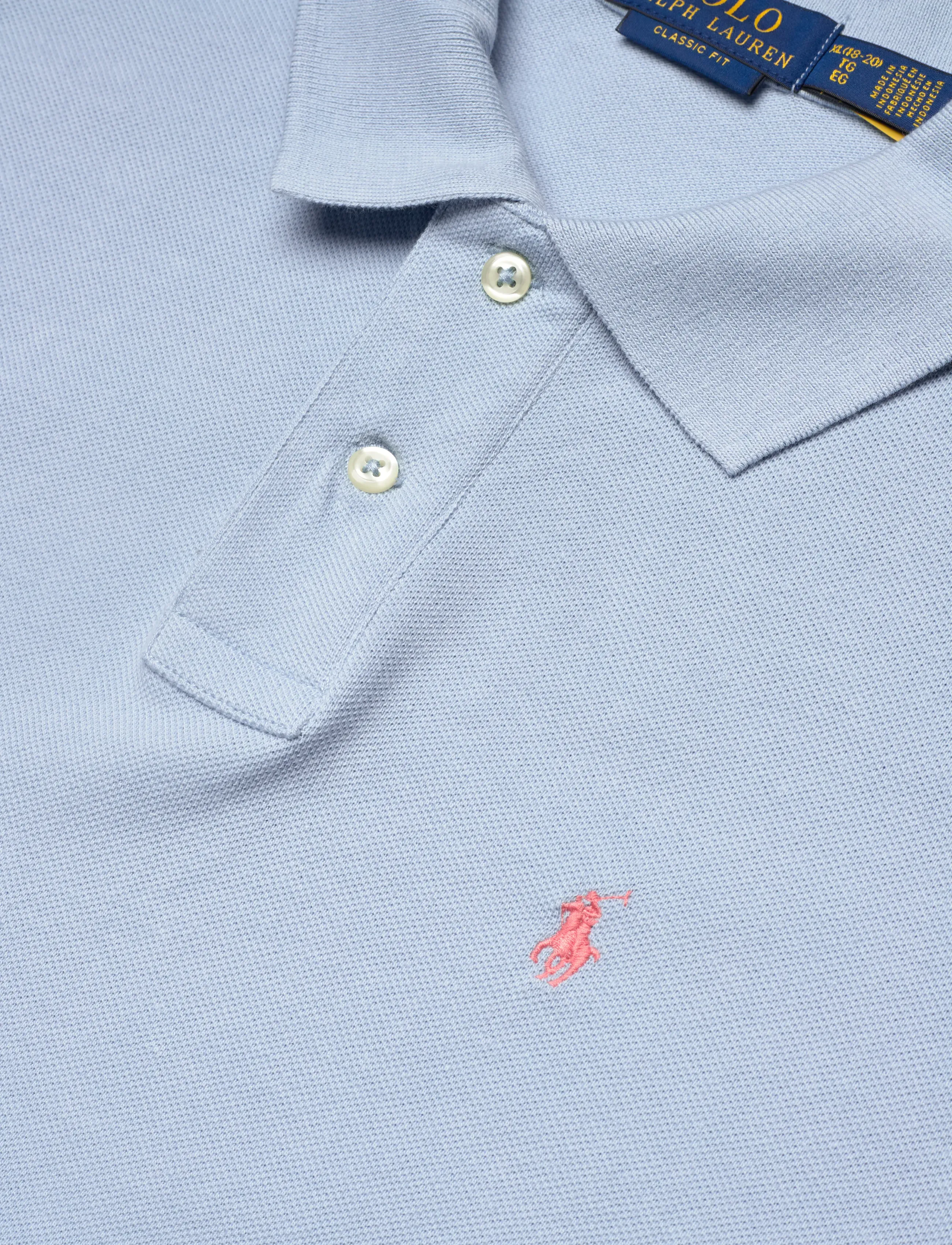 Ralph Lauren Kids - BASIC MESH-SS KC-TP-KNT - kurzärmelig - estate blue/c2329 - 2