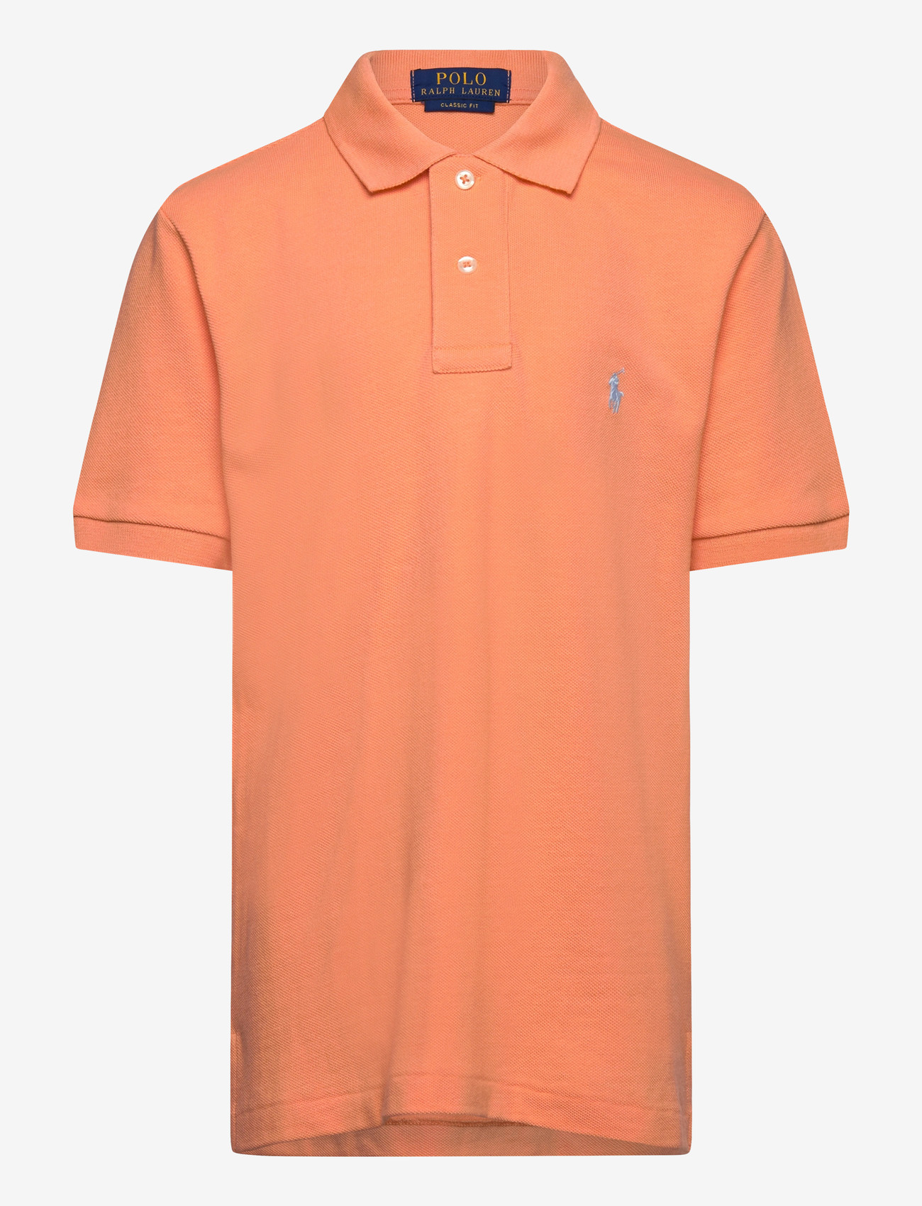 Ralph Lauren Kids - BASIC MESH-SS KC-TP-KNT - kortærmede poloer - poppy/c7279 - 0
