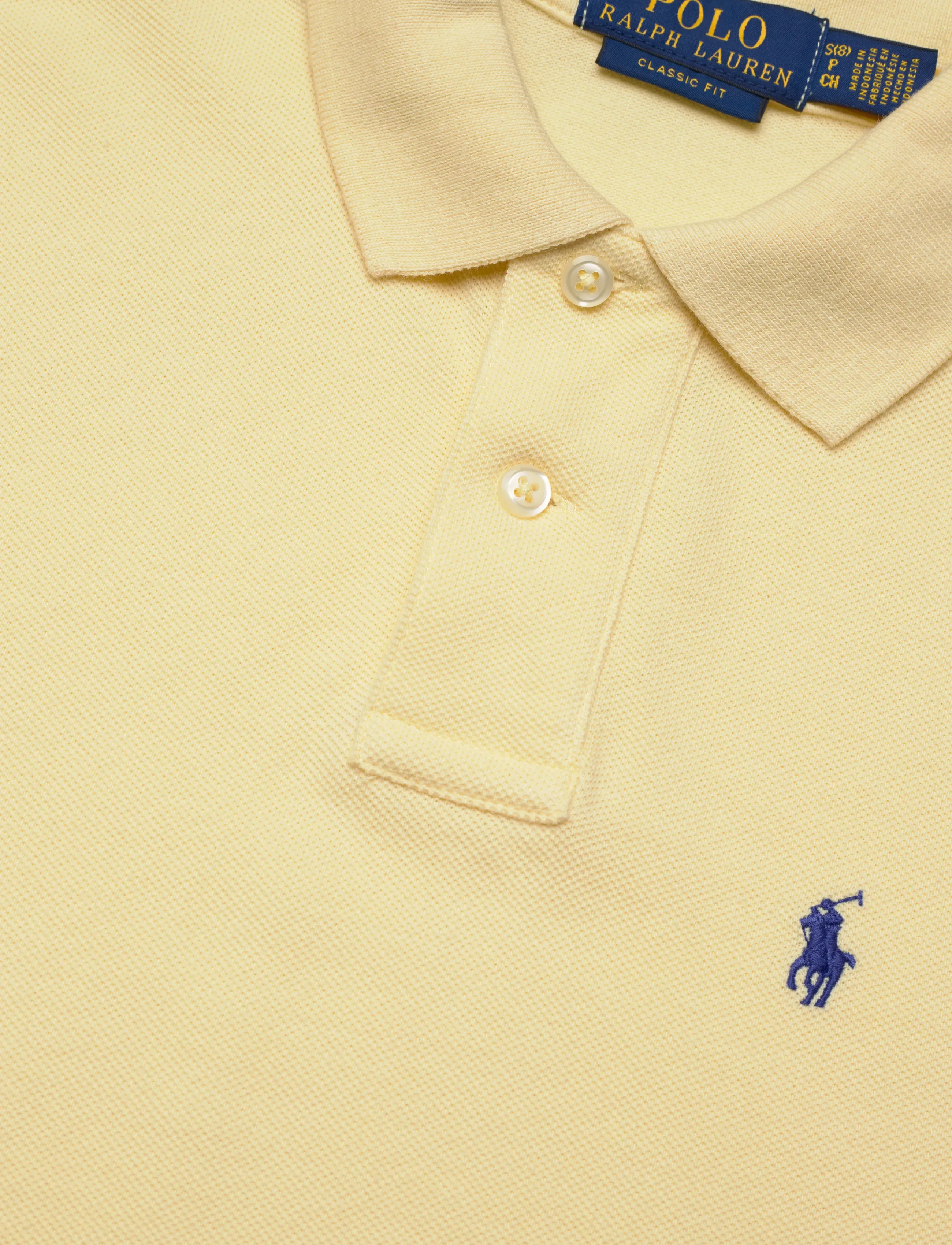 Ralph Lauren Kids - The Iconic Mesh Polo Shirt - kortærmede poloer - t-bird yellow/c73 - 2
