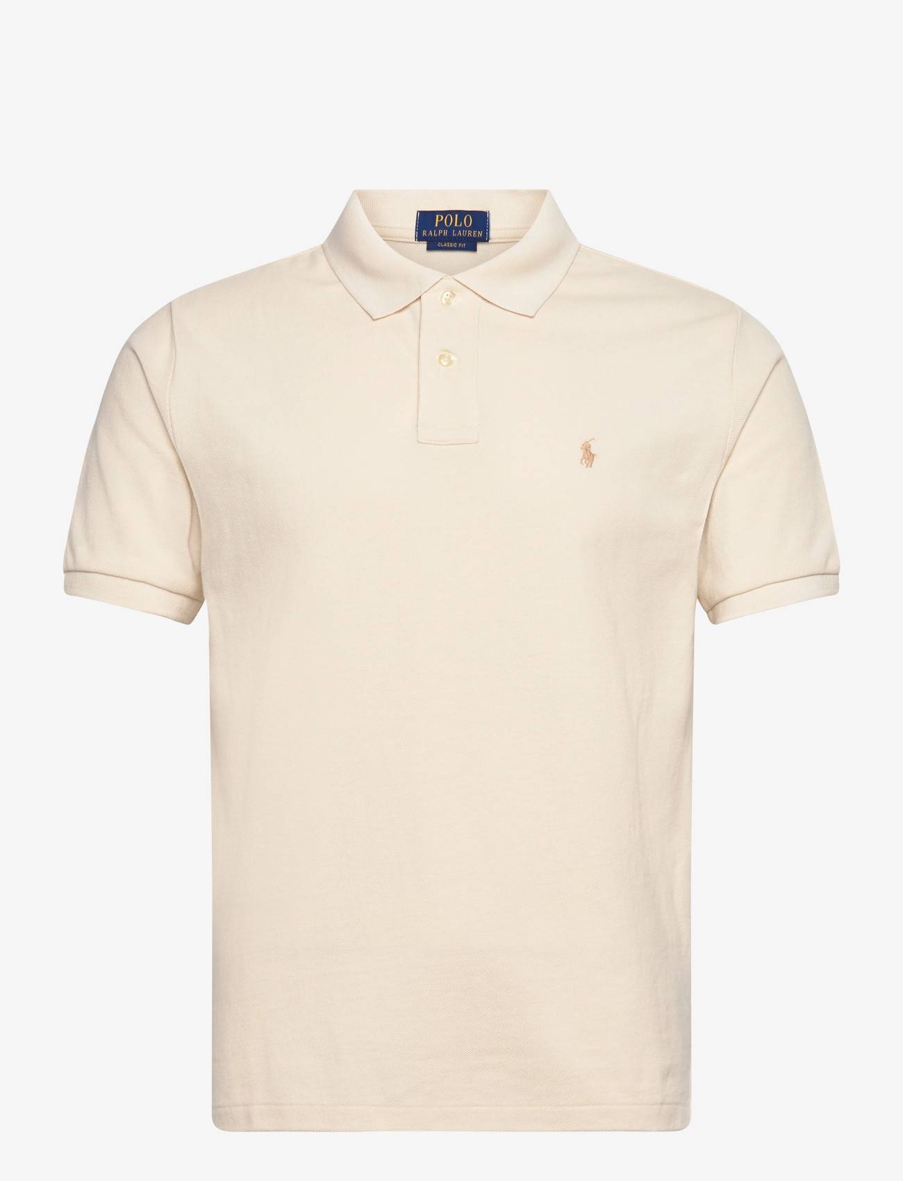 Ralph Lauren Kids - BASIC MESH-SS KC-TP-KNT - short-sleeved polos - winter cream/c838 - 0