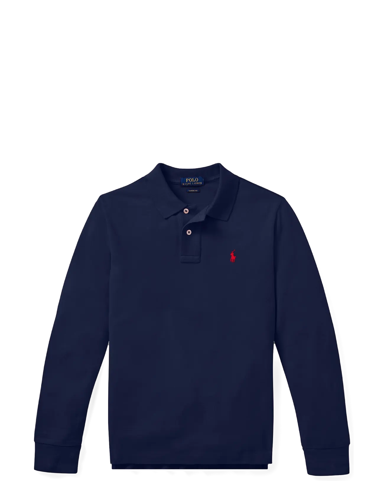 Ralph Lauren Kids Cotton Mesh Long-Sleeve Polo - Teens 9-14 år - REFINED NAVY / navy
