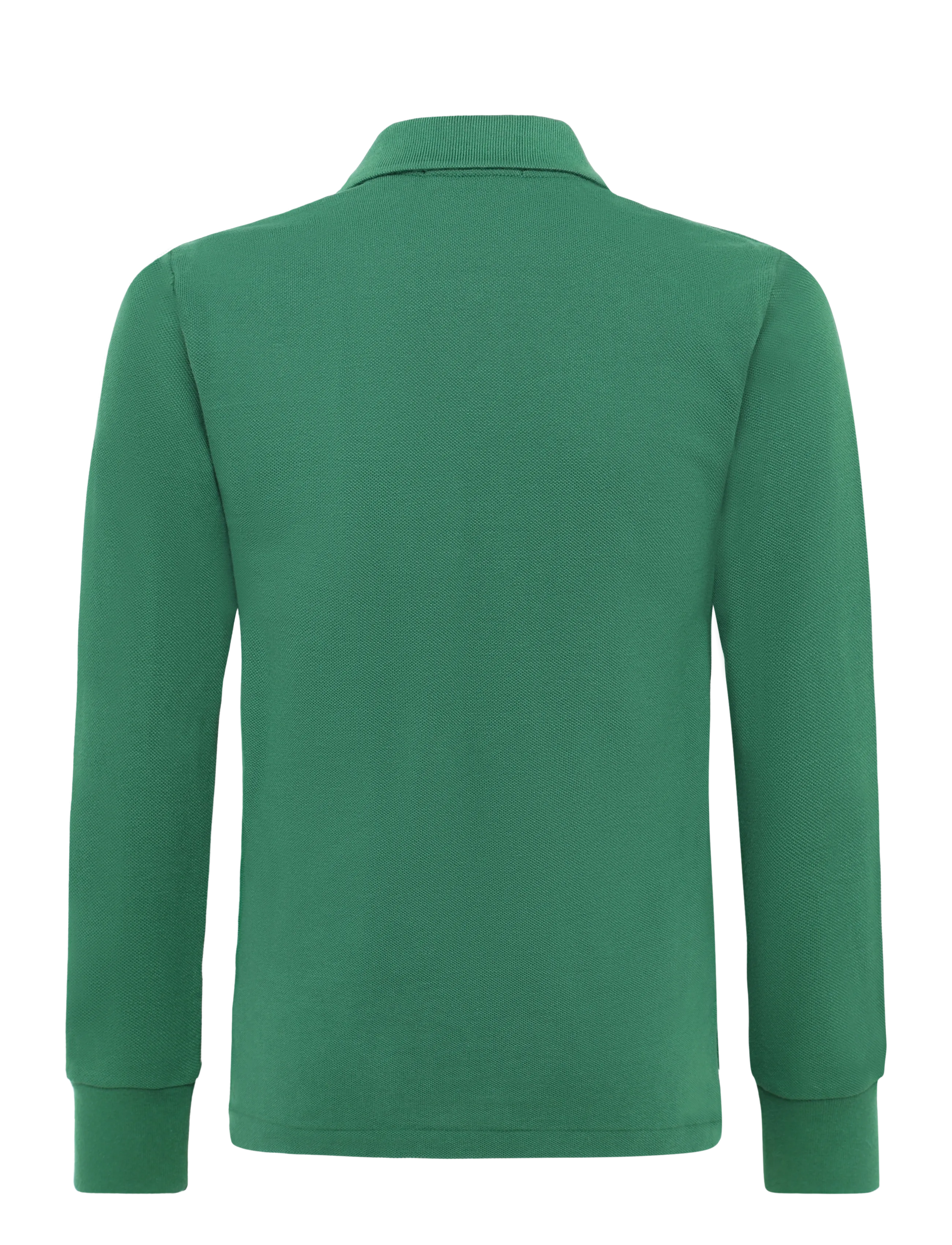 Ralph Lauren Kids - Cotton Mesh Long-Sleeve Polo - långärmade pikéer - verano green/c079 - 1