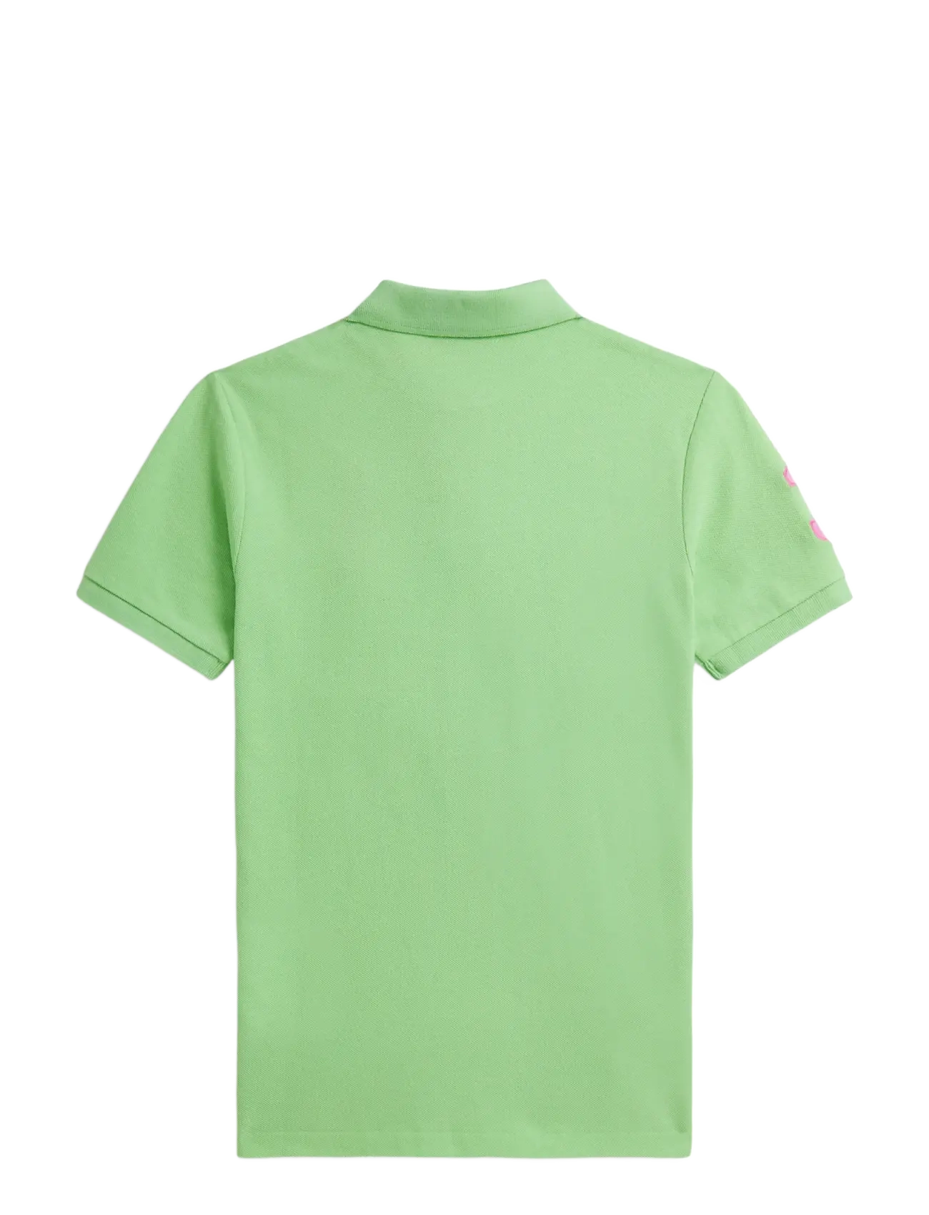 Ralph Lauren Kids - Big Pony Cotton Mesh Polo Shirt - kortærmede poloer - collection lime - 1