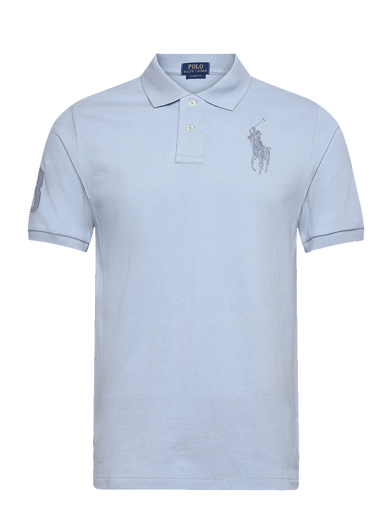 Ralph Lauren Kids - BASIC MESH-SS KC-TP-KNT - kurzärmelig - estate blue/c9849 - 0
