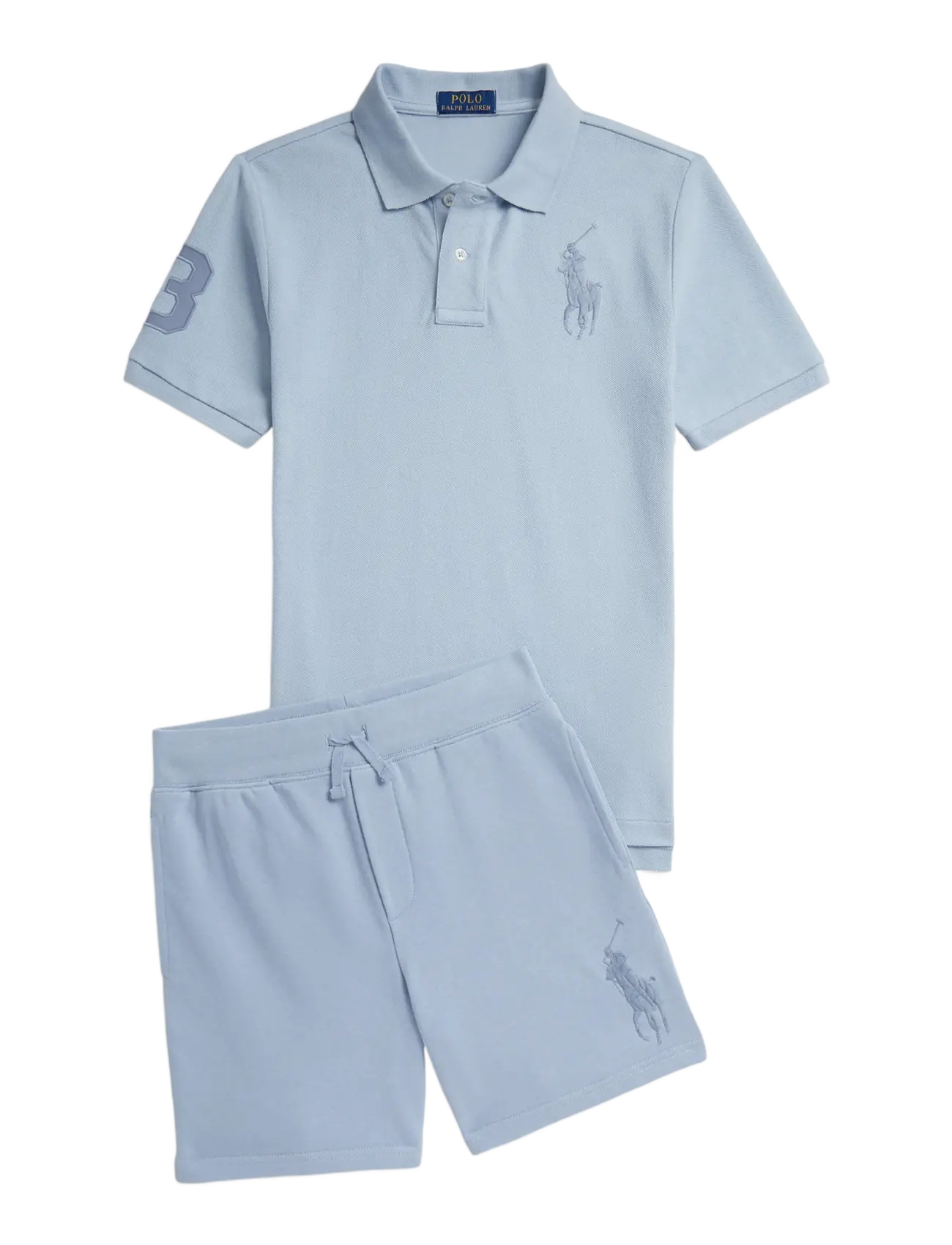 Ralph Lauren Kids - BASIC MESH-SS KC-TP-KNT - kurzärmelig - estate blue/c9849 - 2