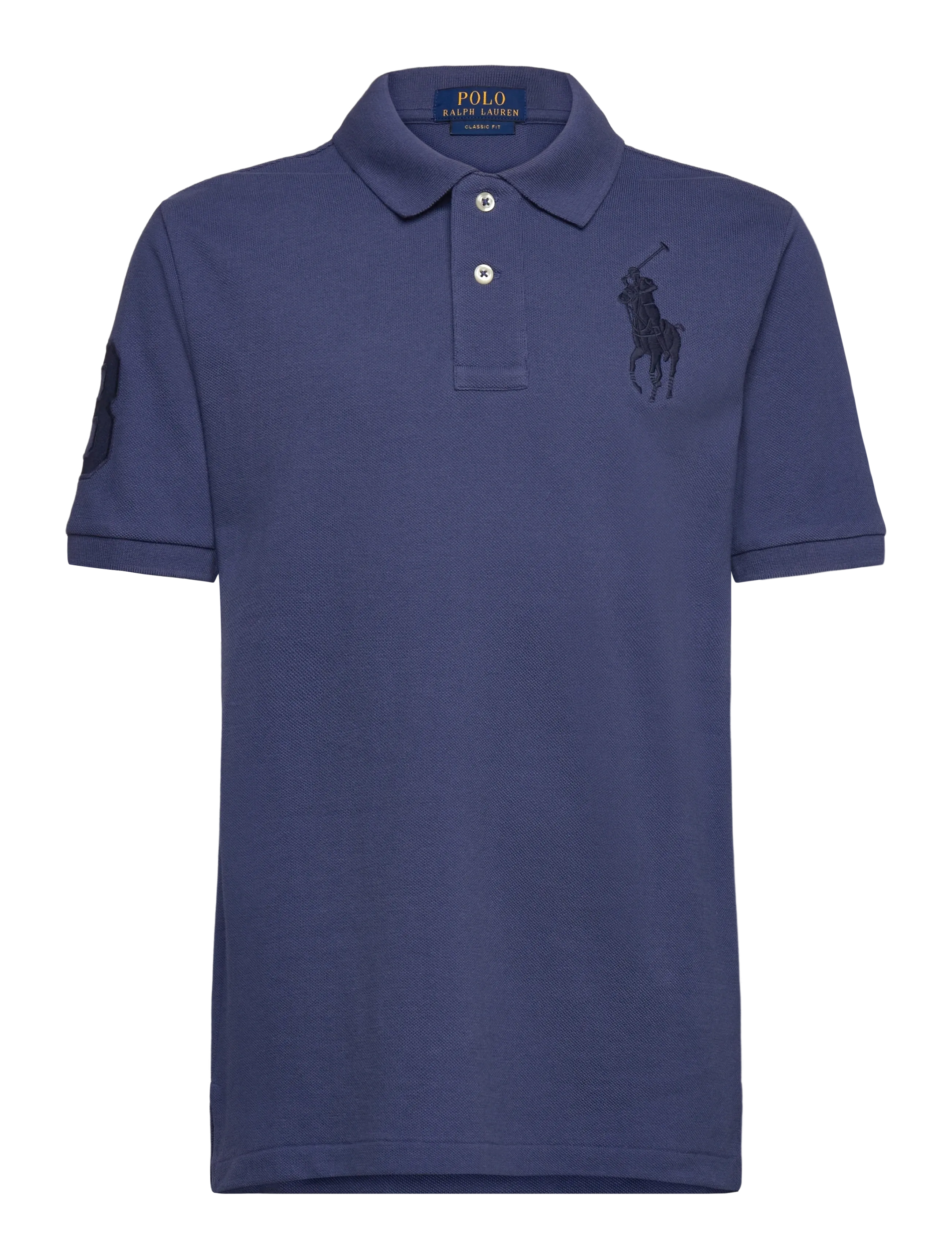 Big Pony Cotton Mesh Polo Shirt - LIGHT NAVY/C5935