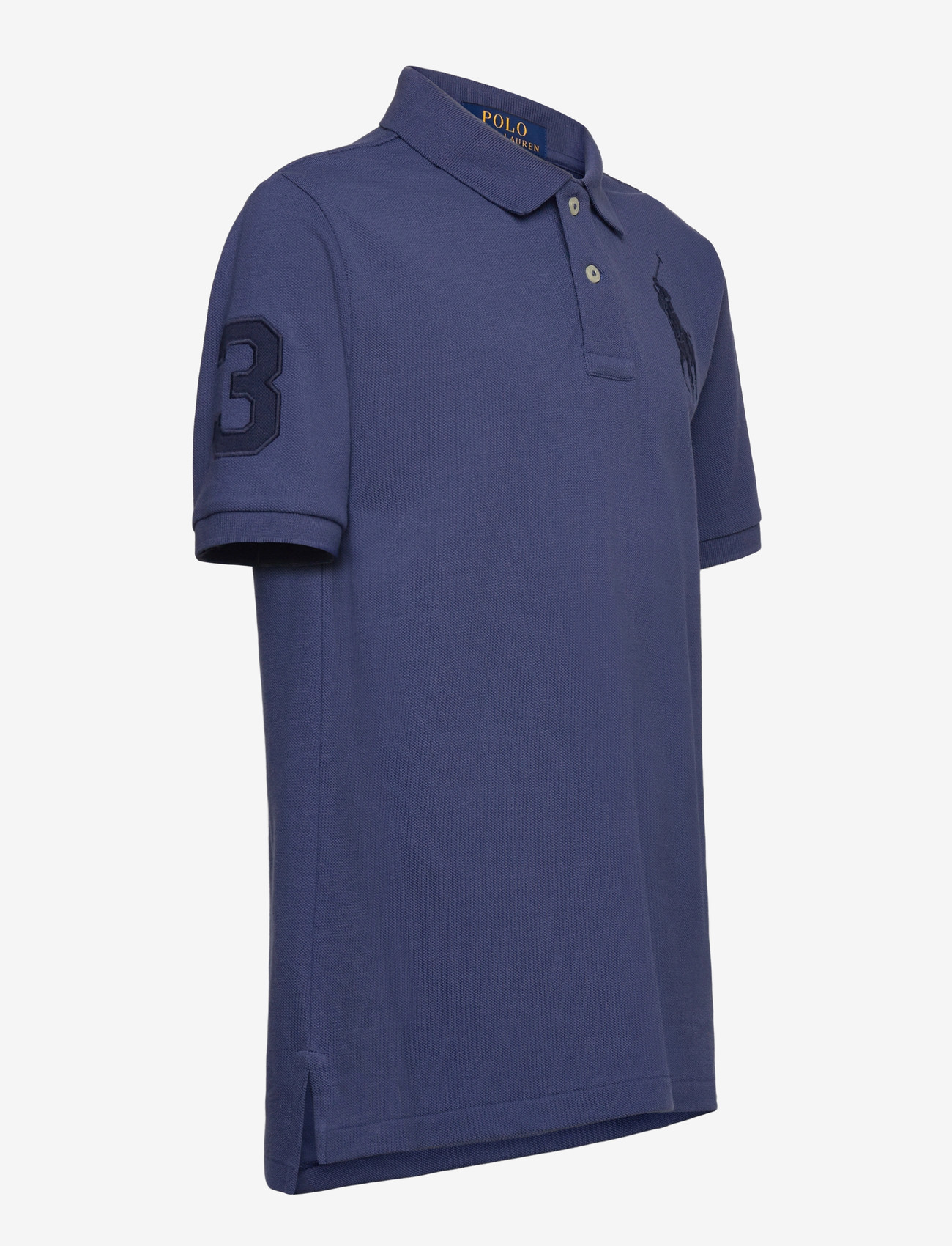 Ralph Lauren Kids - Big Pony Cotton Mesh Polo Shirt - kurzärmelig - light navy/c5935 - 2