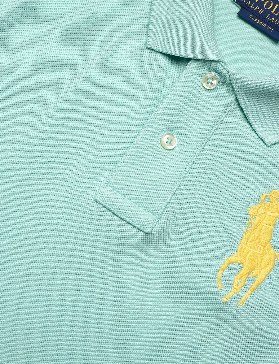 Ralph Lauren Kids - Big Pony Cotton Mesh Polo Shirt - kurzärmelig - parakeet - 2
