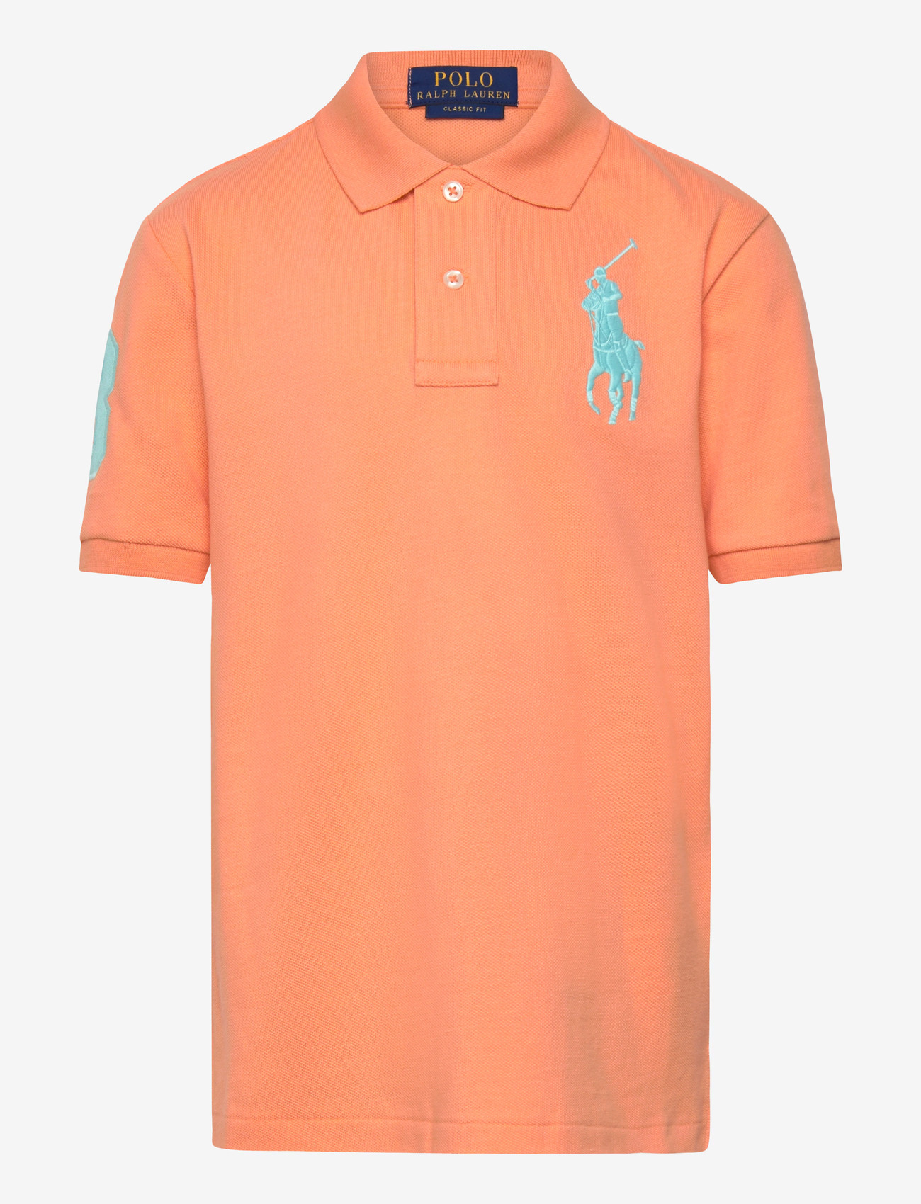 Ralph Lauren Kids - BASIC MESH-SS KC-TP-KNT - kortærmede poloer - poppy - 1