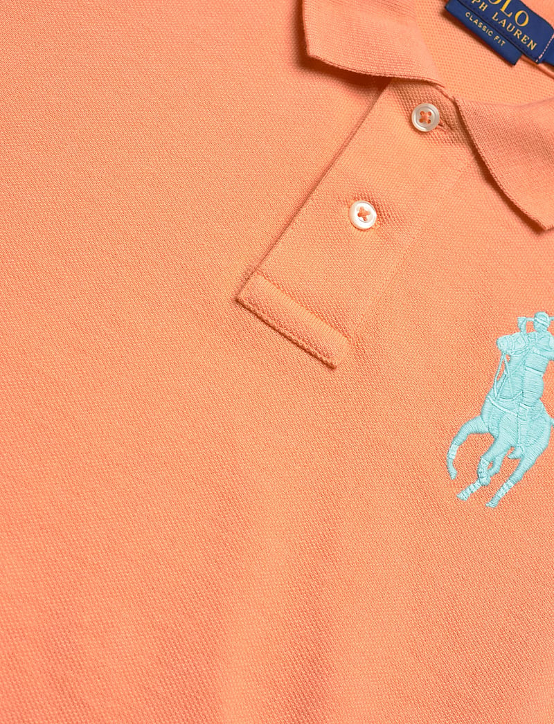 Ralph Lauren Kids - BASIC MESH-SS KC-TP-KNT - kortærmede poloer - poppy - 5