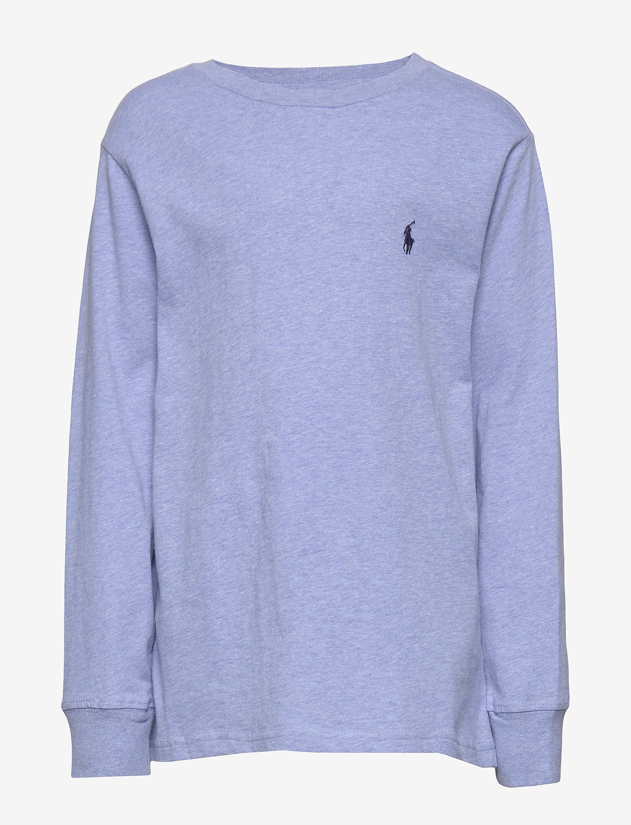 Ralph Lauren Kids - Cotton Jersey Crewneck T-Shirt - cobalt heather - 0