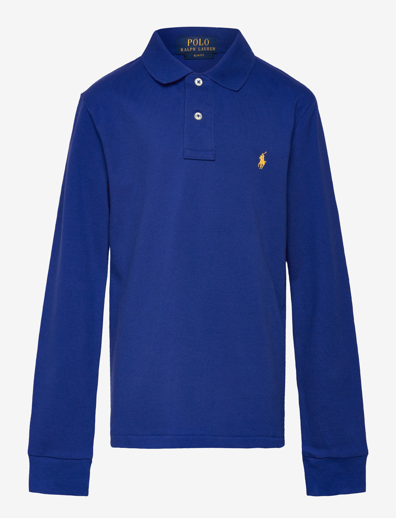 Ralph Lauren Kids - Slim Fit Cotton Mesh Polo - classic azure/c14 - 0