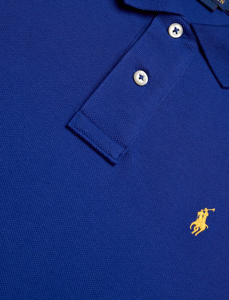 Ralph Lauren Kids - Slim Fit Cotton Mesh Polo - classic azure/c14 - 2