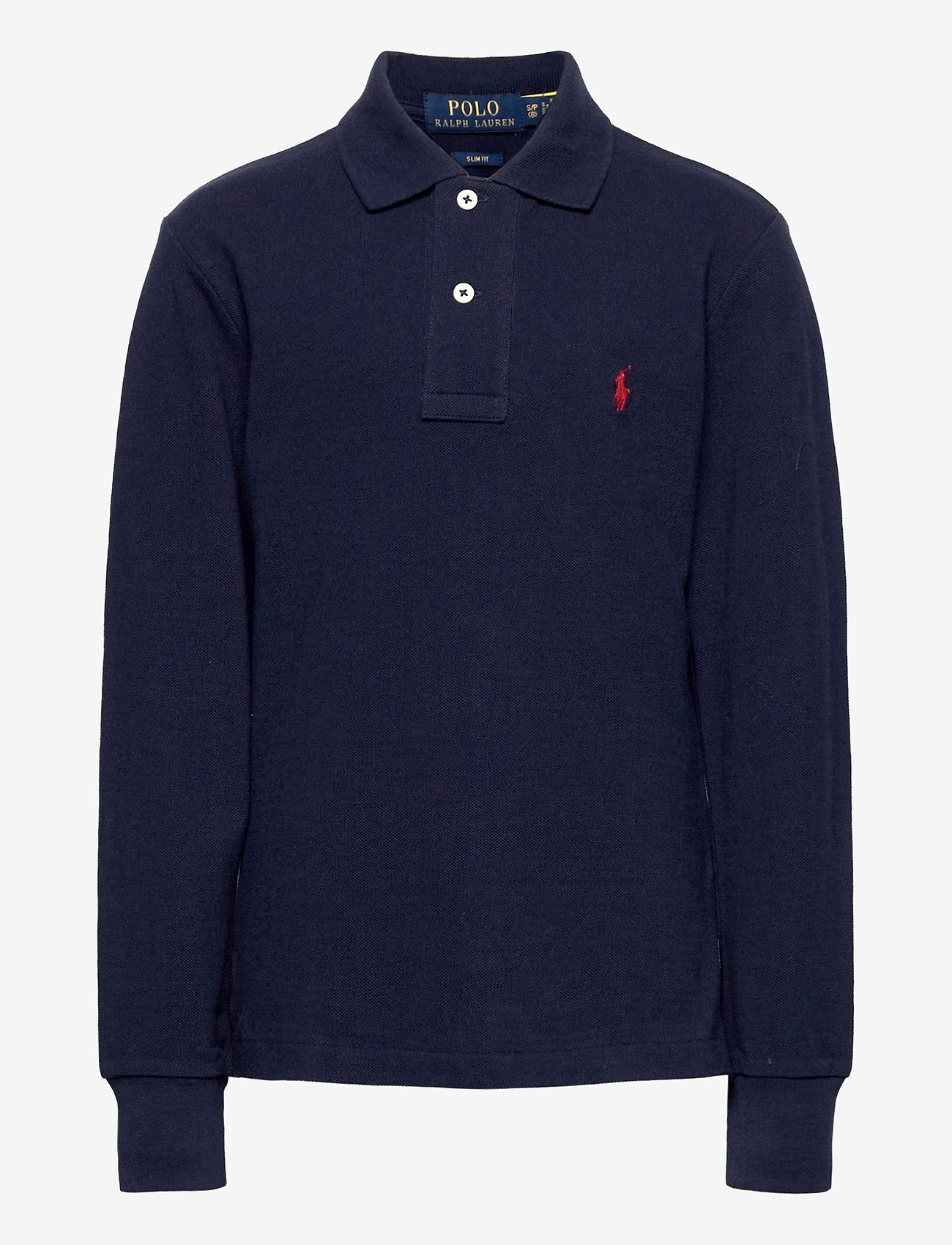Ralph Lauren Kids - Slim Fit Cotton Mesh Polo - refined navy - 0