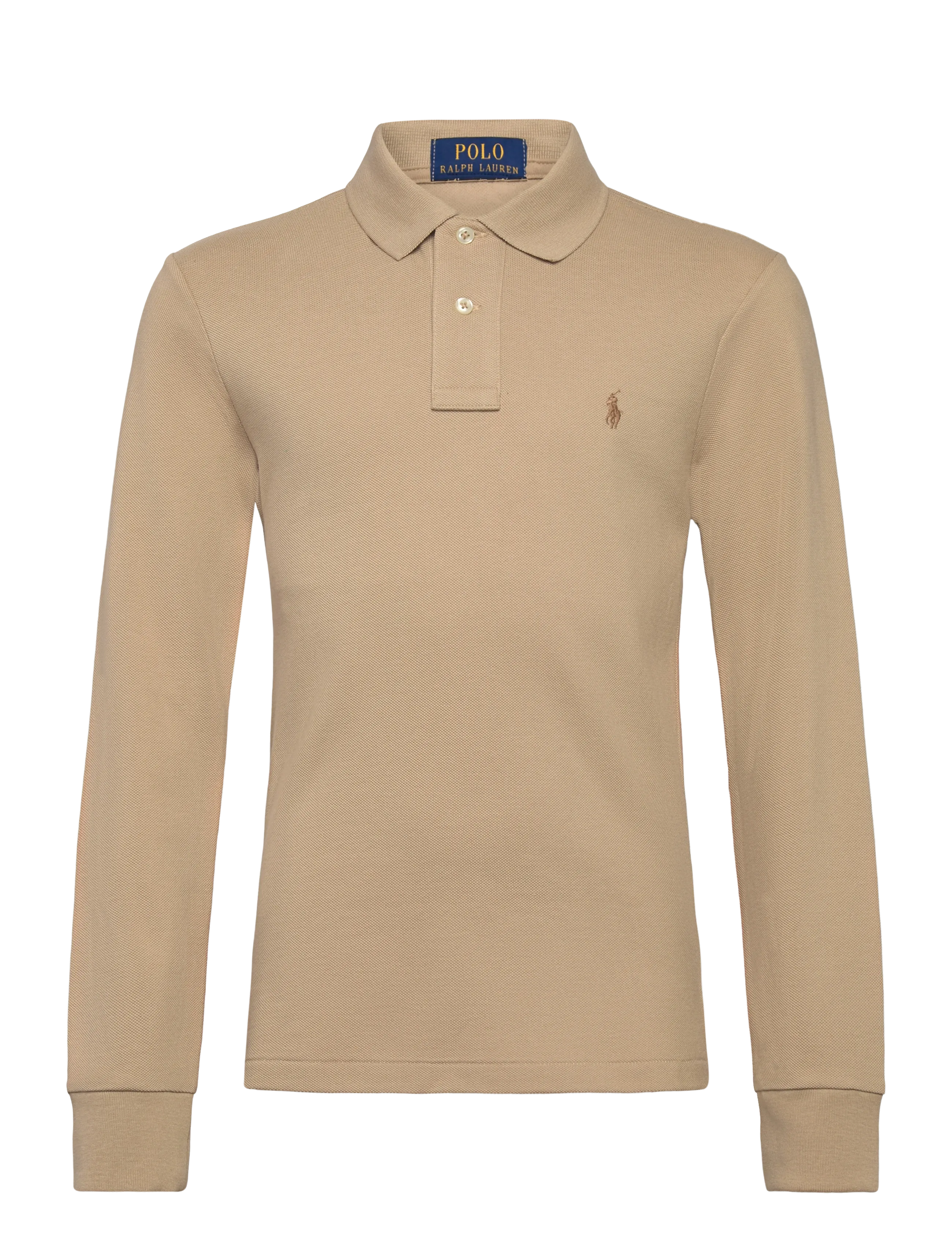 Ralph Lauren Kids Slim Fit Cotton Mesh Polo - Last chance - VINTAGE KHAKI/C85 / beige