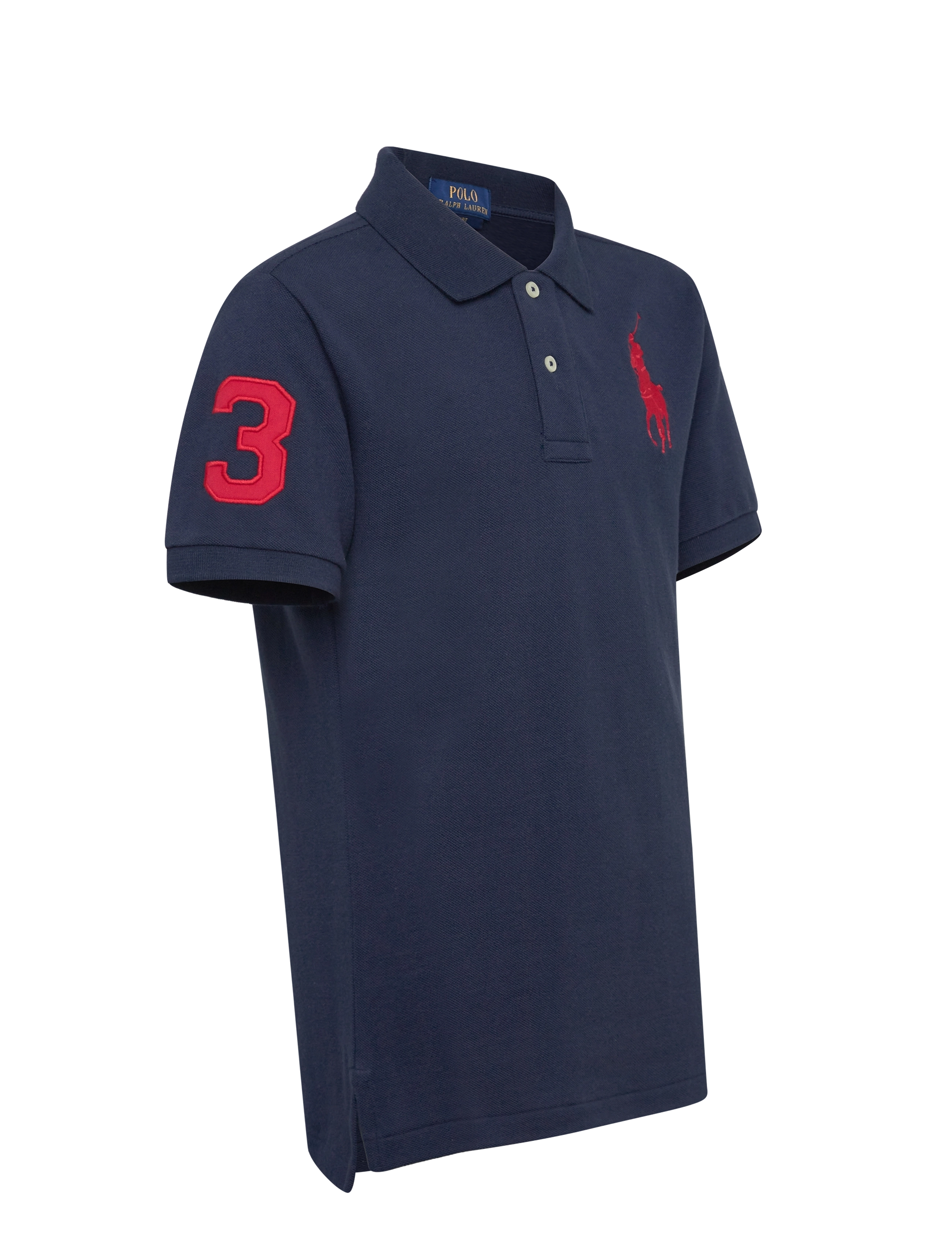 Ralph Lauren Kids - Slim Fit Cotton Mesh Polo - refined navy/c387 - 2