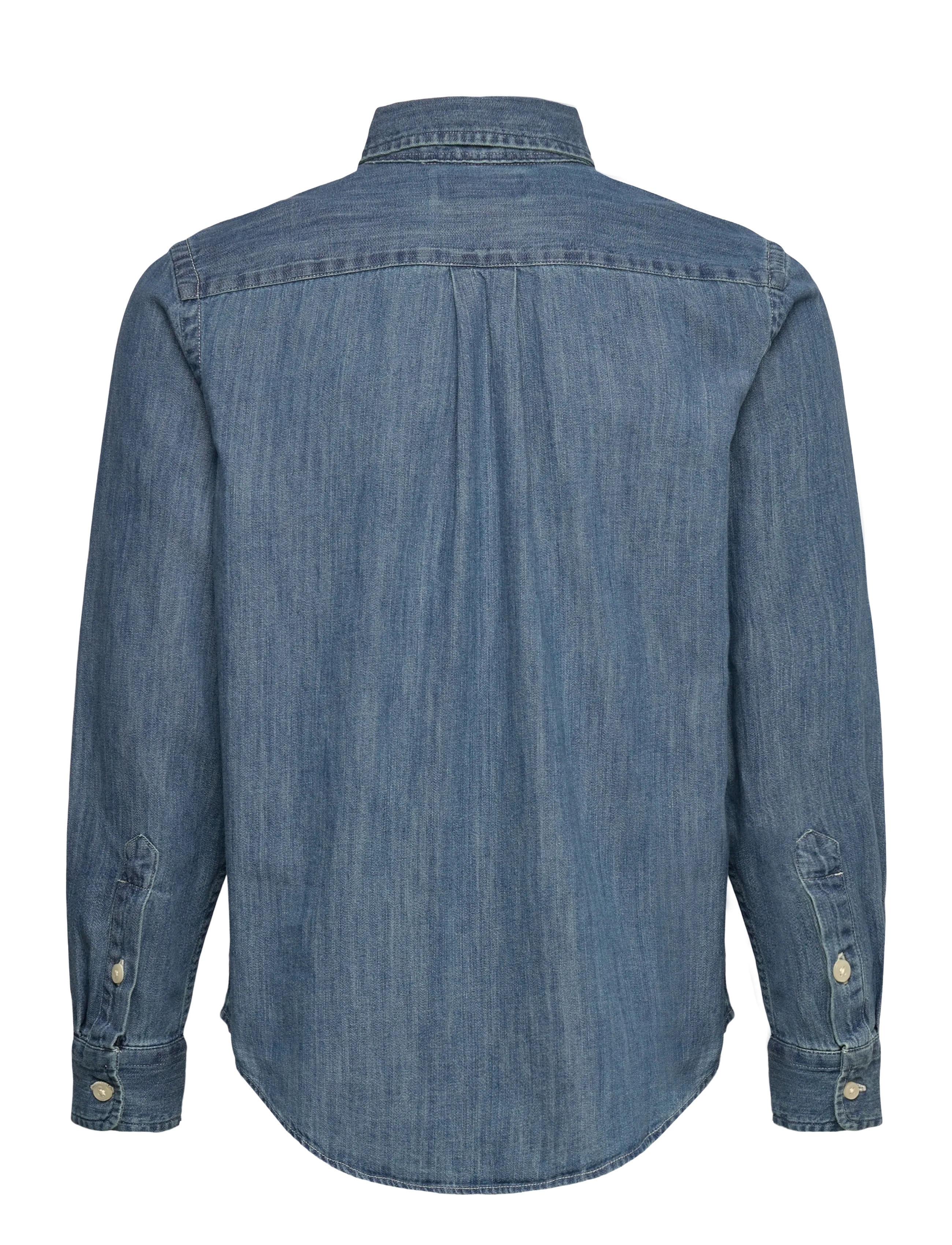 Ralph Lauren Kids - Cotton Chambray Shirt - dk blue - 2