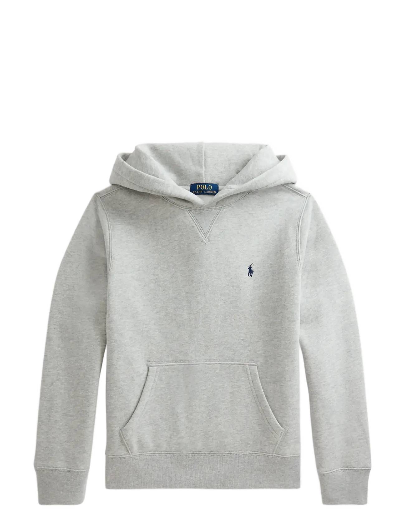 Ralph Lauren Kids Fleece Hoodie - Tøj - ANDOVER HEATHER / grey