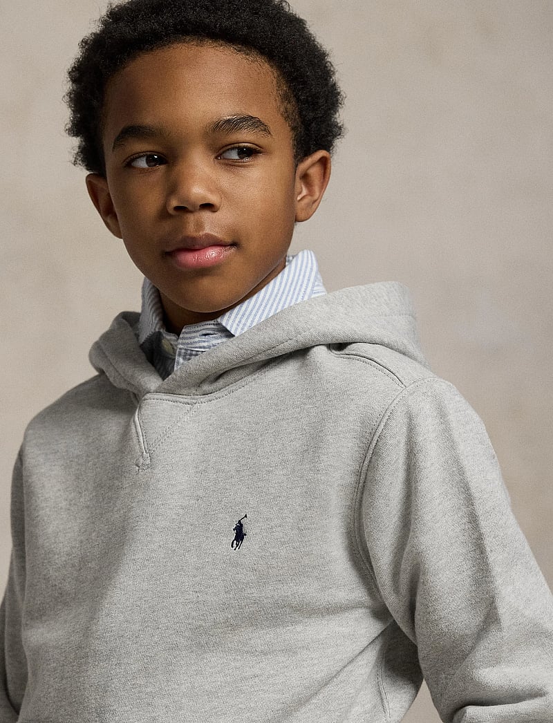 Ralph Lauren Kids - Fleece Hoodie - huvtröjor - andover heather - 3