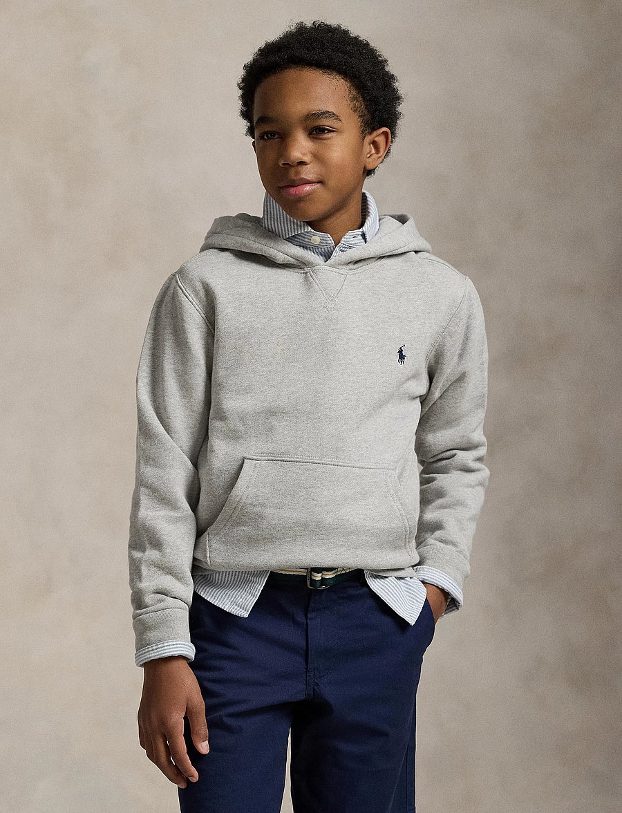 Ralph Lauren Kids - Fleece Hoodie - kapuzenpullover - andover heather - 4