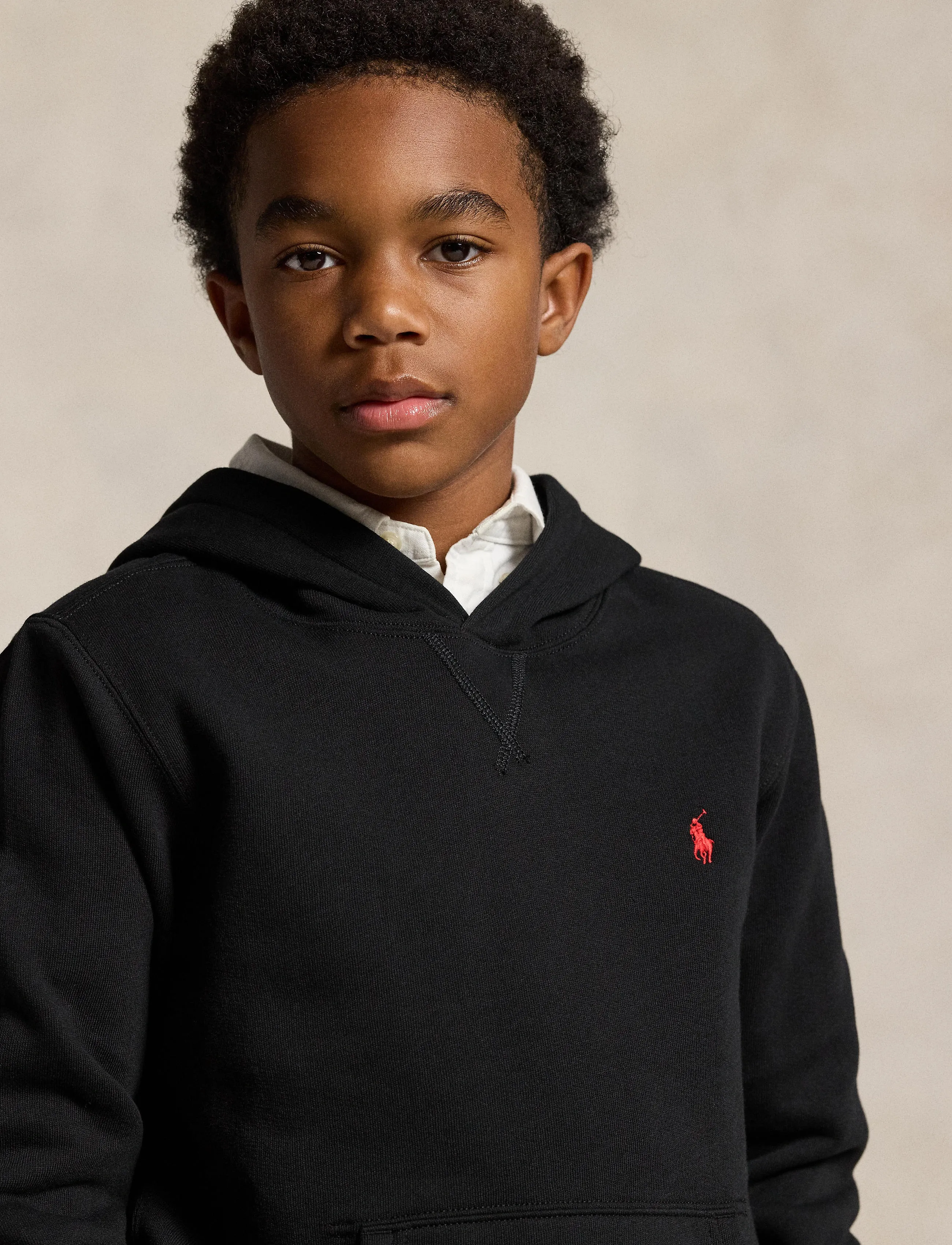 Ralph Lauren Kids Fleece Hoodie, 150-161, Sweatshirts & Hoodies, Schwarz - Kinder
