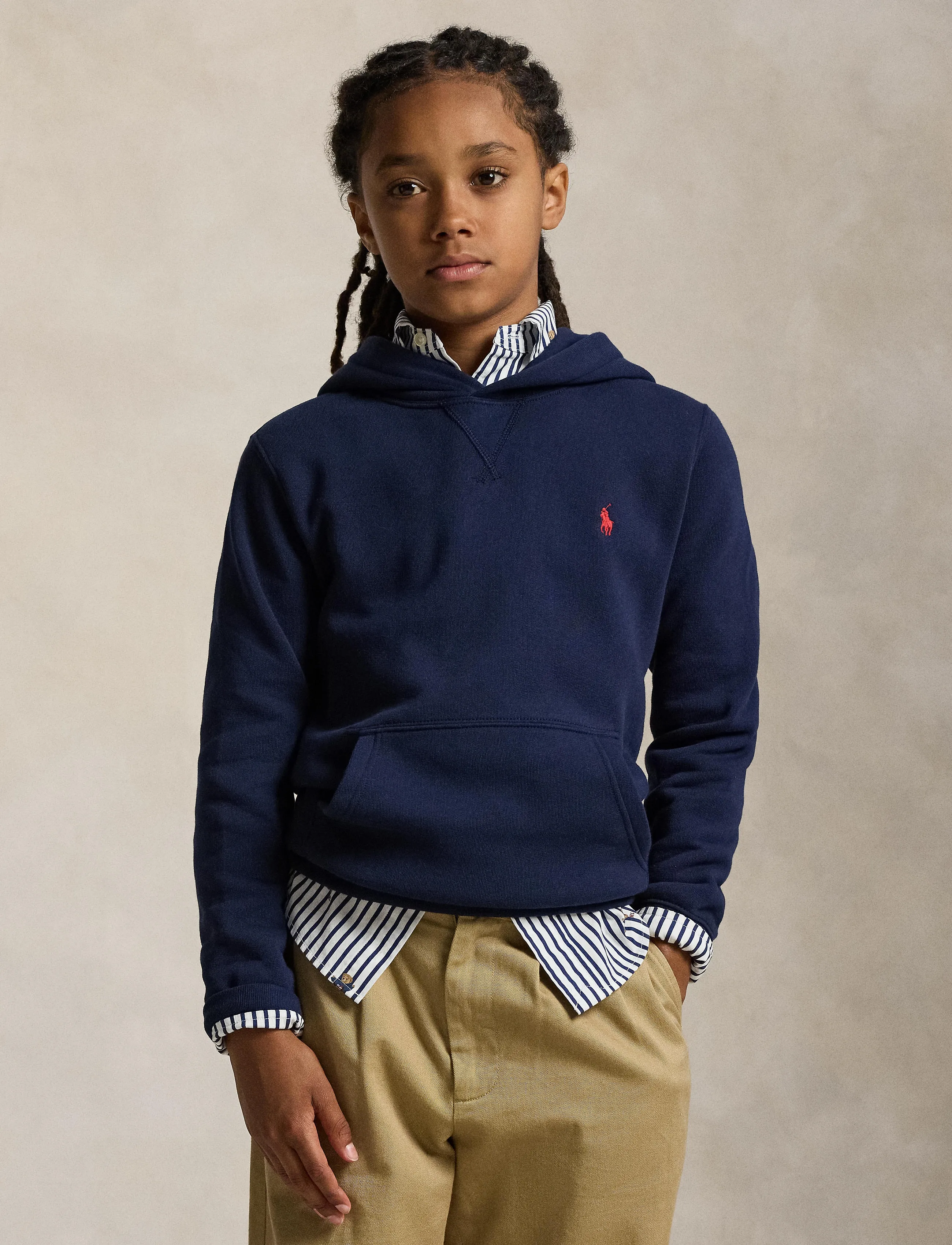 Ralph Lauren Kids - Fleece Hoodie - hættetrøjer - refined navy/c387 - 5