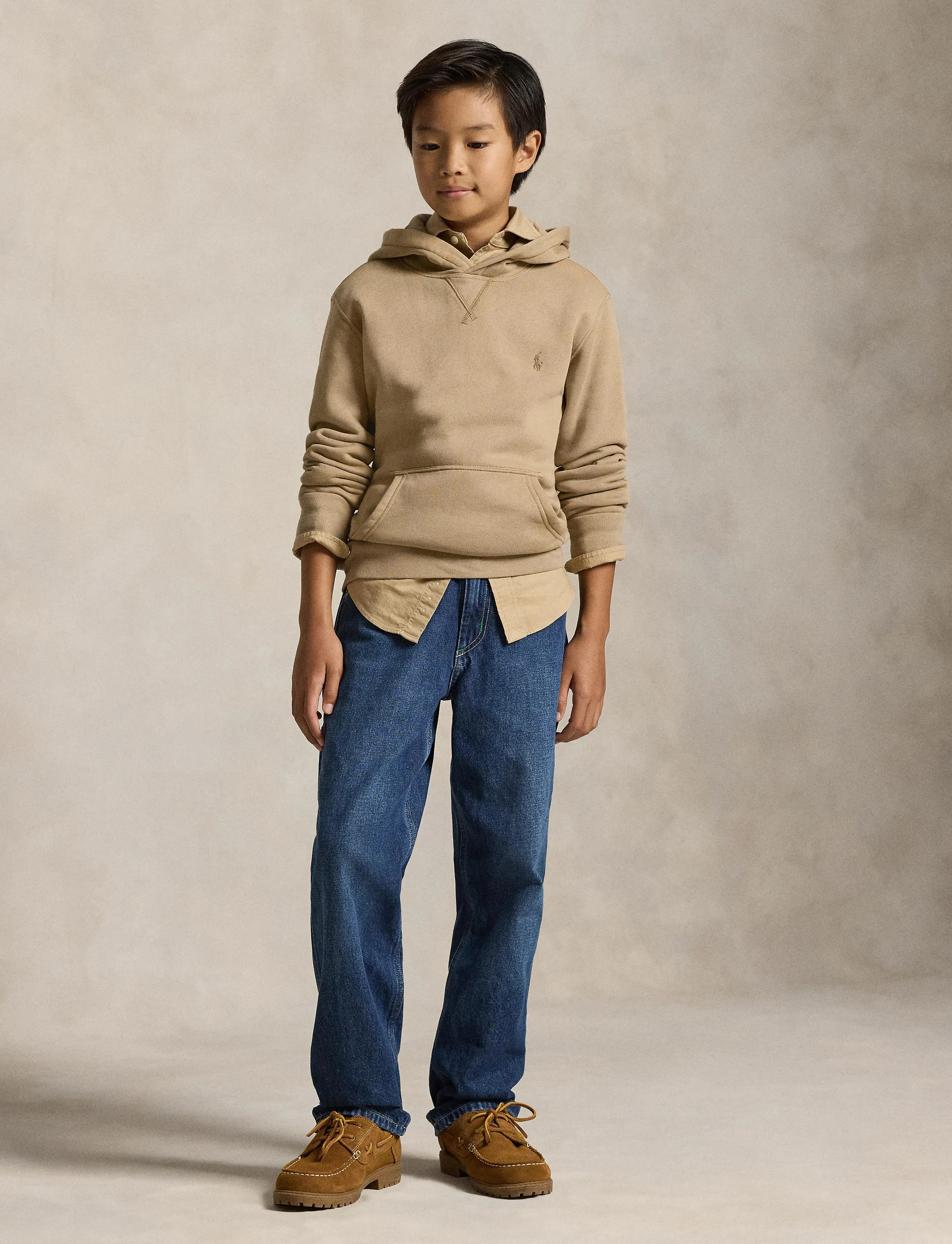 Ralph Lauren Kids Fleece Hoodie - Sweatshirts & Kapuzenpullover - VINTAGE KHAKI/C85 / beige