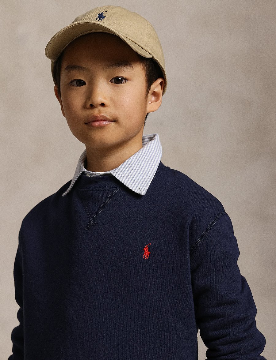 Ralph Lauren Kids - Fleece Sweatshirt - sweatshirts - cruise navy - 2