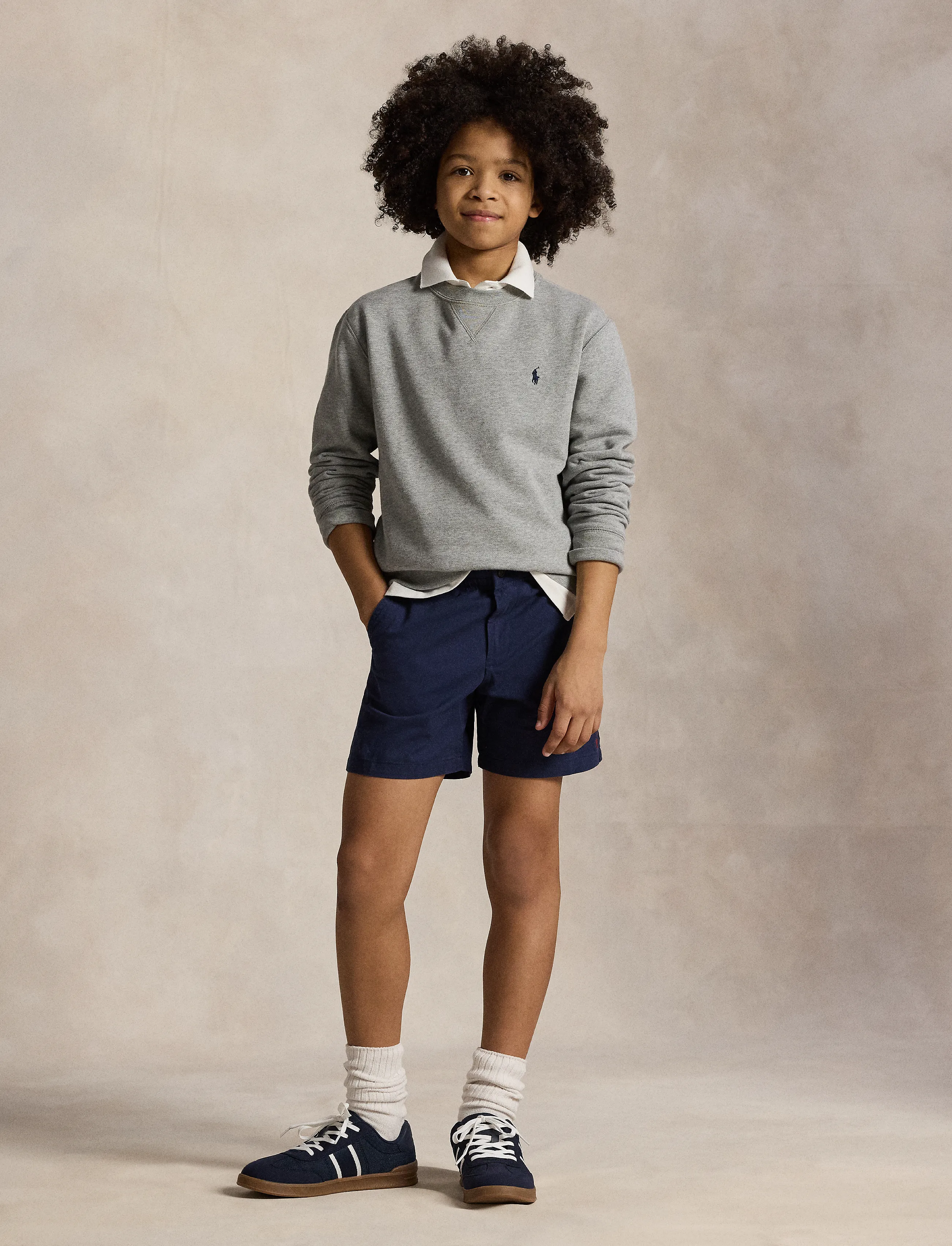 Ralph Lauren Kids - Fleece Sweatshirt - sweat-shirt - dark sport heathe - 2
