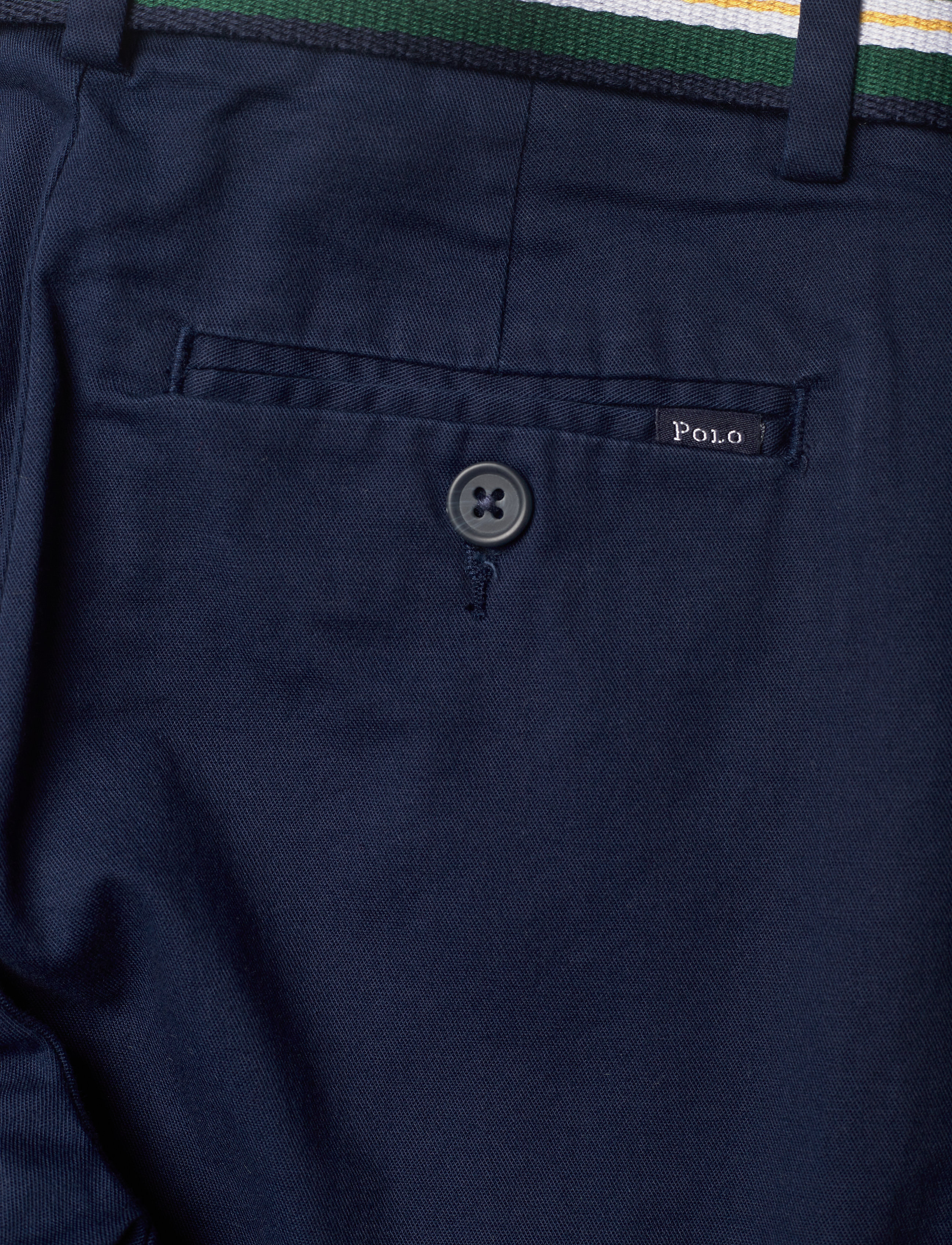 Ralph Lauren Kids - Belted Super Skinny Chino - cruise navy - 4