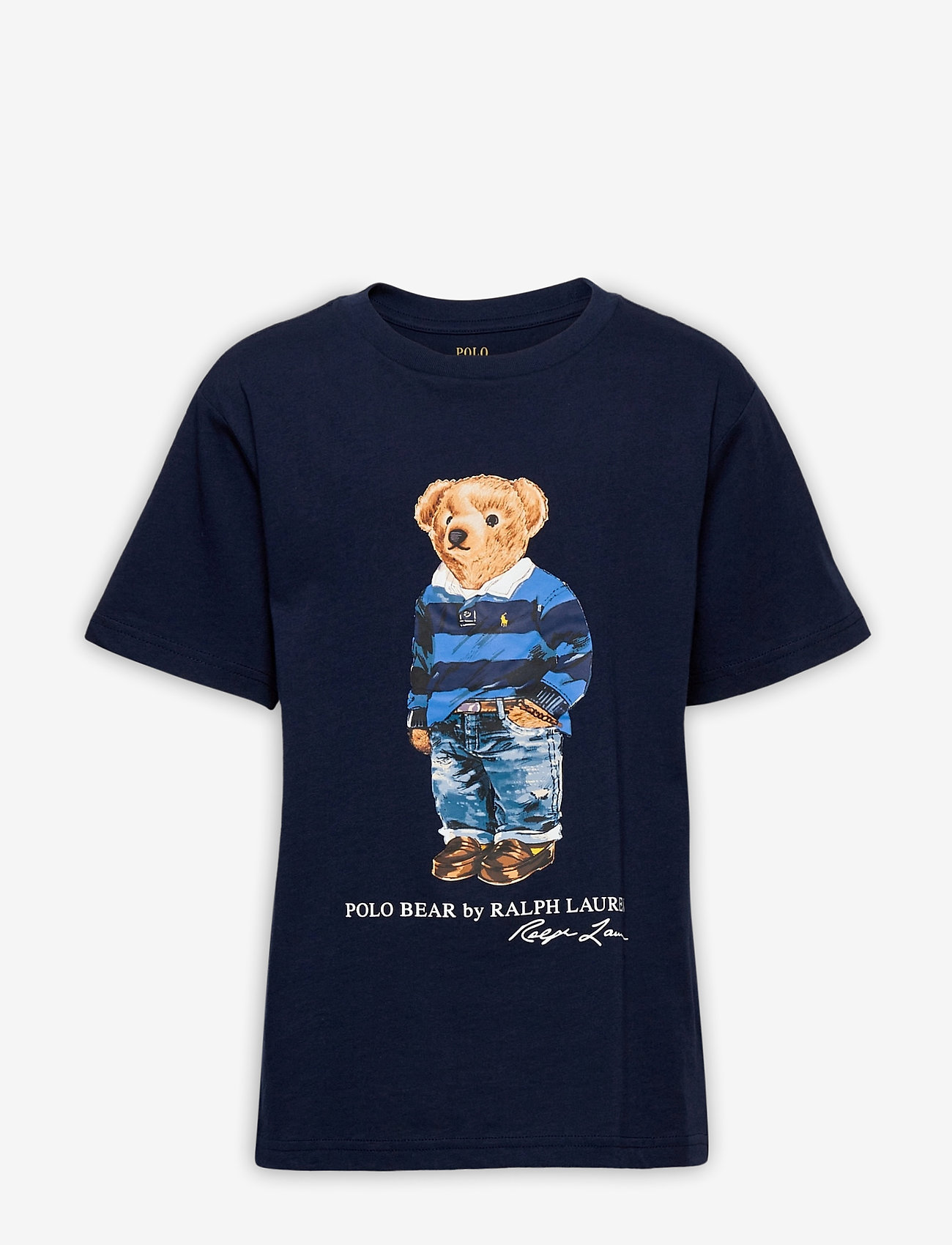 Ralph Lauren Kids - Polo Bear Cotton Jersey Tee - cruise navy - 0