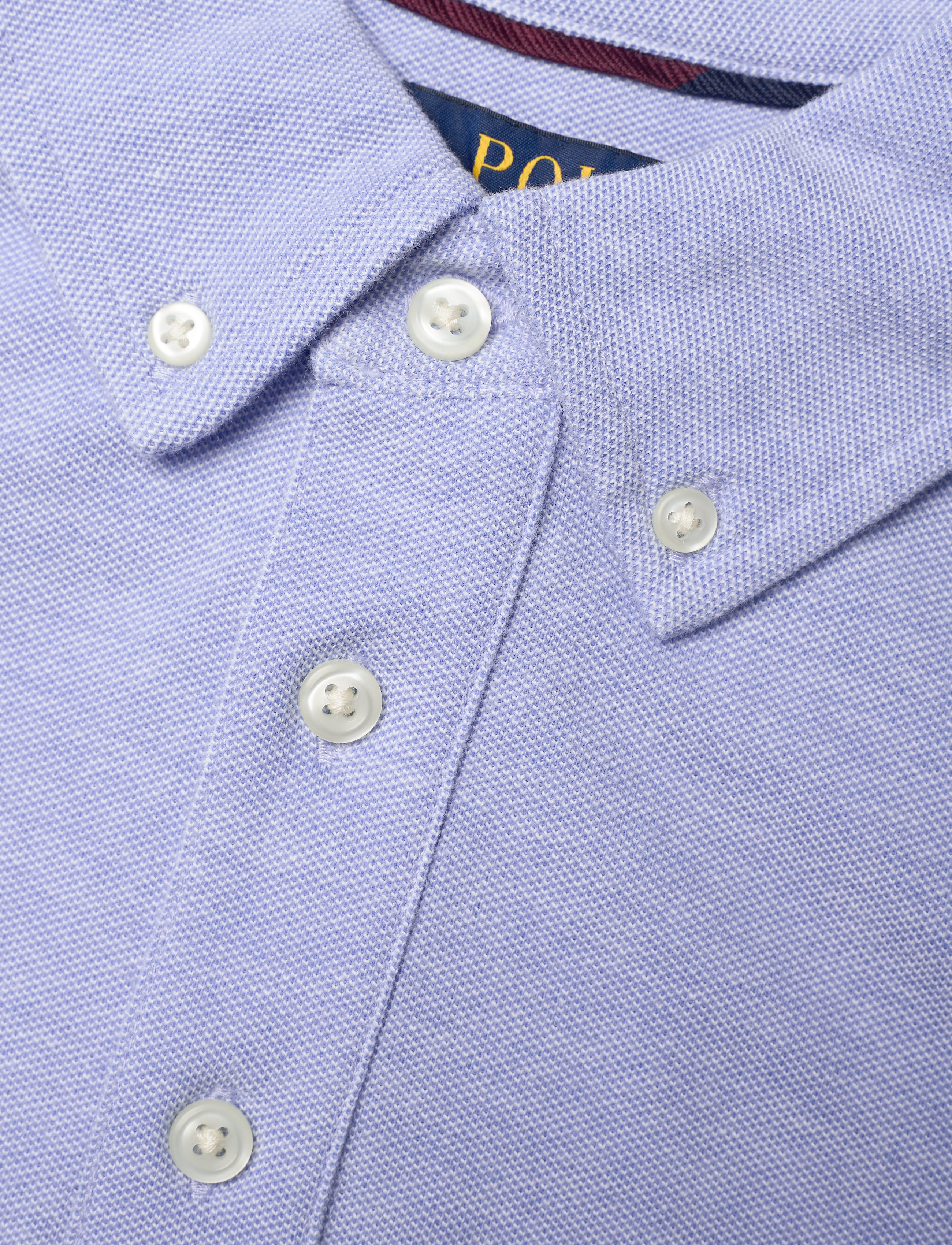 Ralph Lauren Kids - Knit Cotton Oxford Shirt - harbor island blu - 2