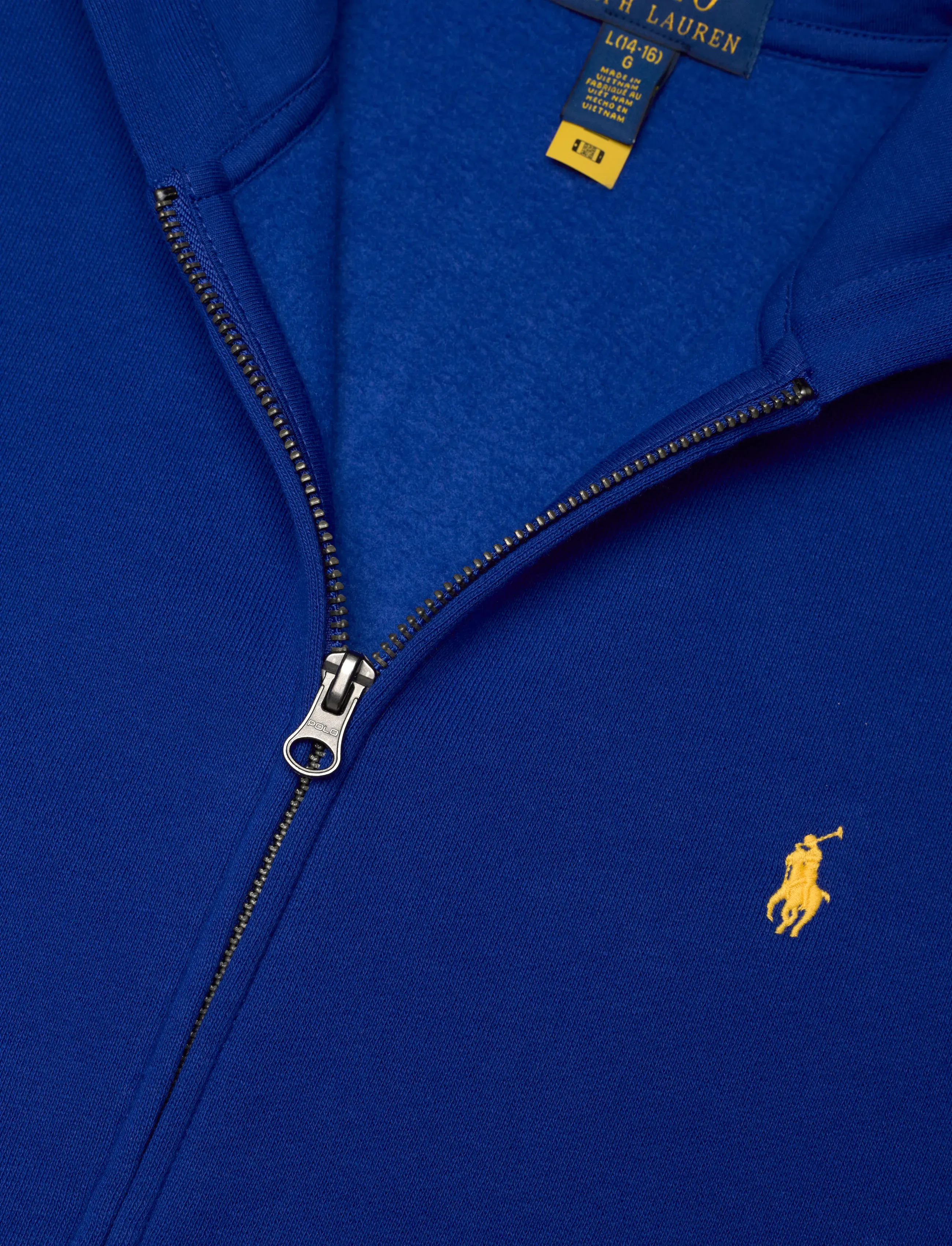 Ralph Lauren Kids - Fleece Full-Zip Hoodie - classic azure/c14 - 5