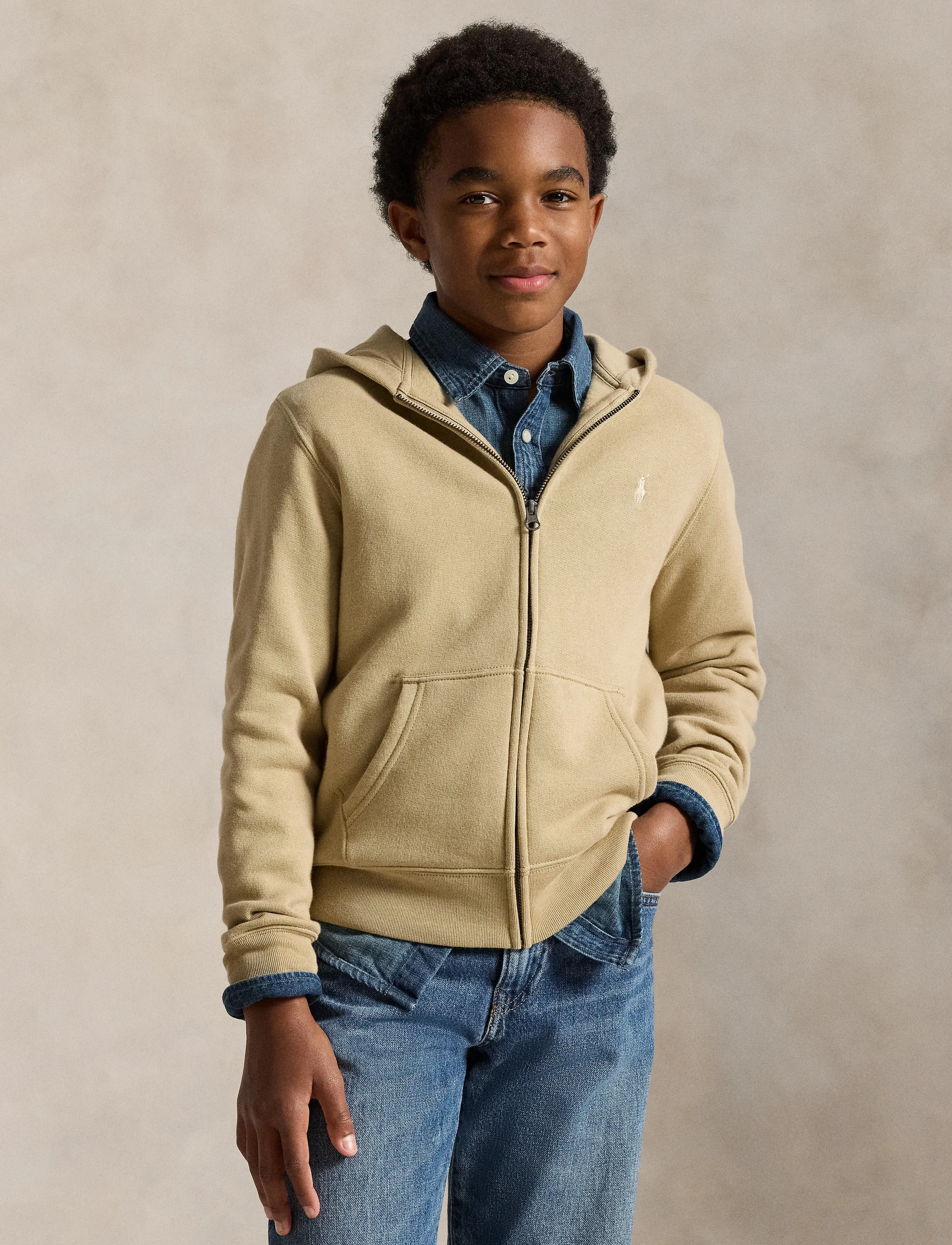 Ralph Lauren Kids Fleece Full-zip Hoodie (RAF323799360) - Hoodies