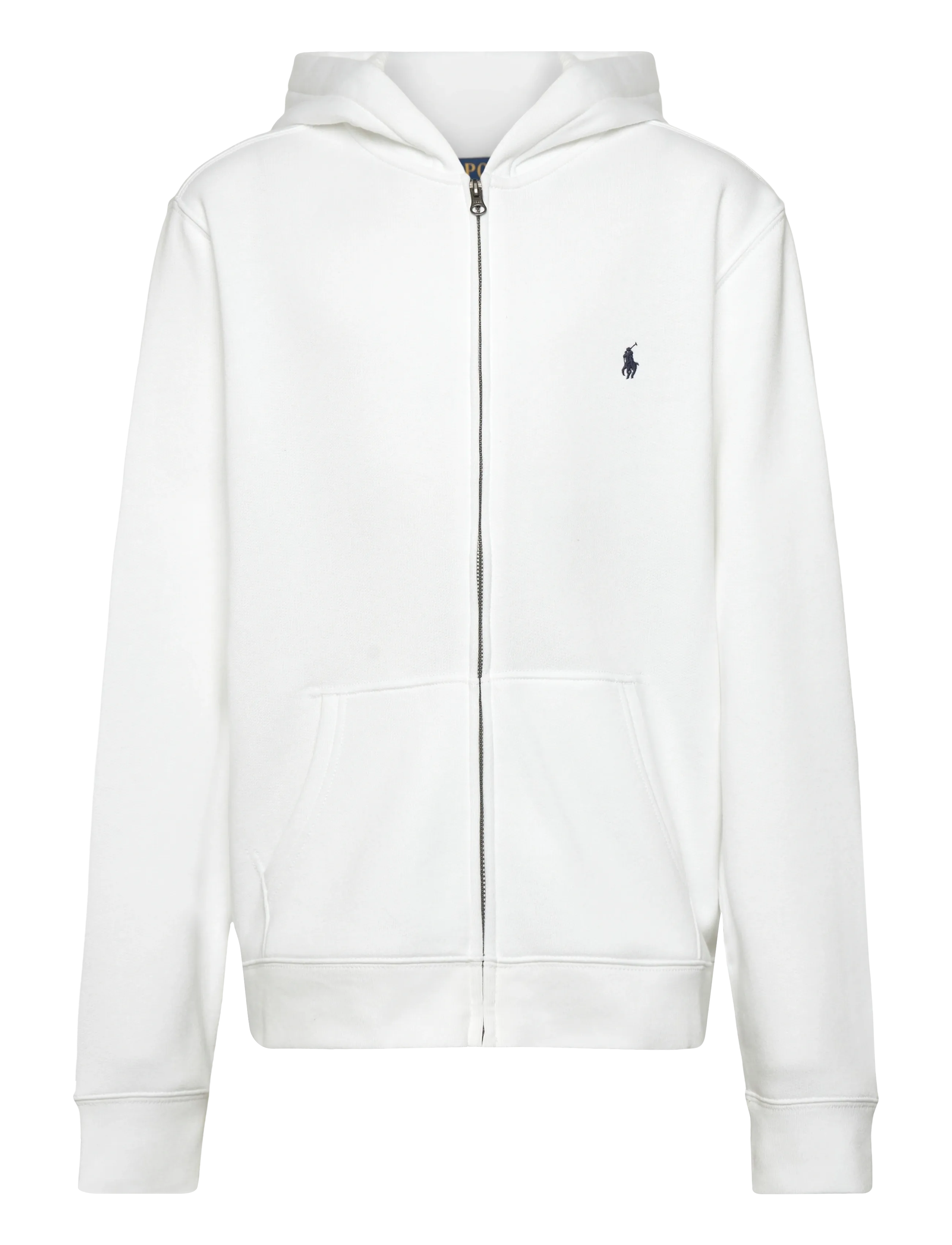 SEASONAL FLEECE-LS FZ HOOD-TP-KNT - WHITE/C7949