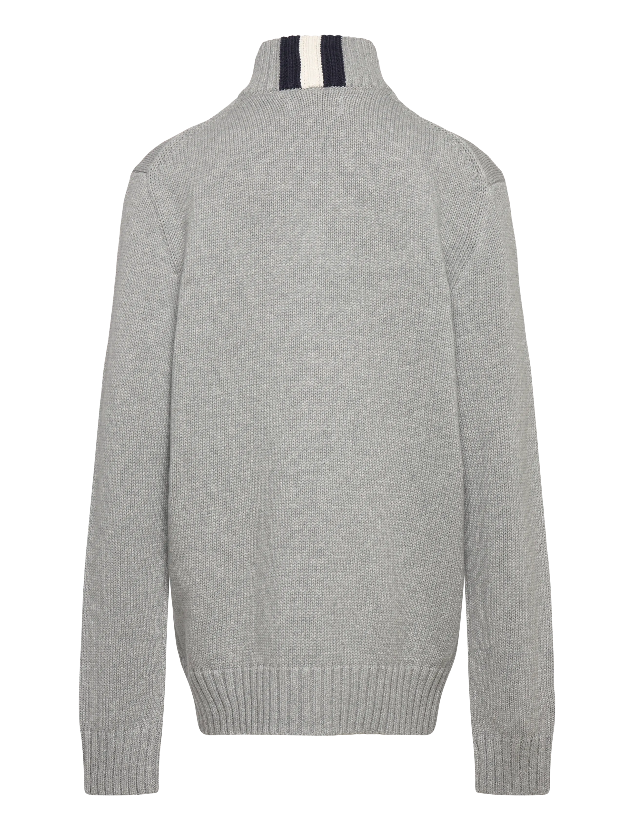Ralph Lauren Kids - COMBED COTTON-LS FZ MOCK-TP-SWT - andover heather/c7932 - 1
