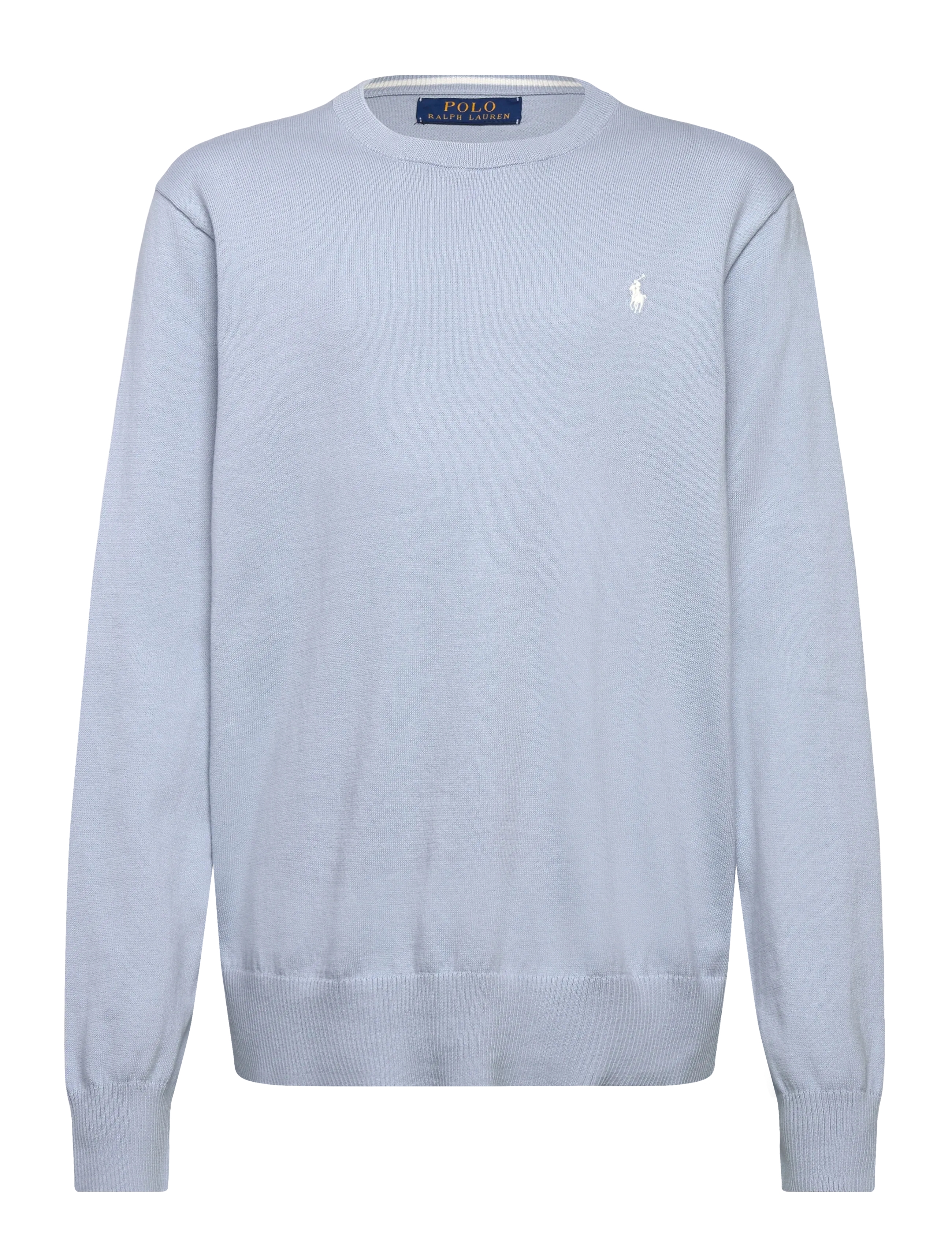 Ralph Lauren Kids Cotton Crewneck Sweater - Tøj - ESTATE BLUE / blue