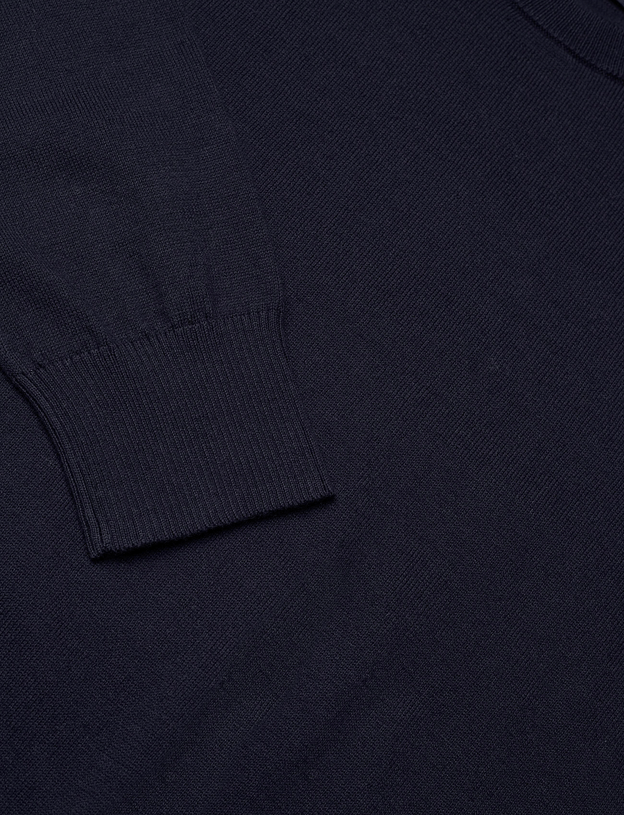 Ralph Lauren Kids - Cotton Crewneck Sweater - stickade tröjor - rl navy/c3822 - 3