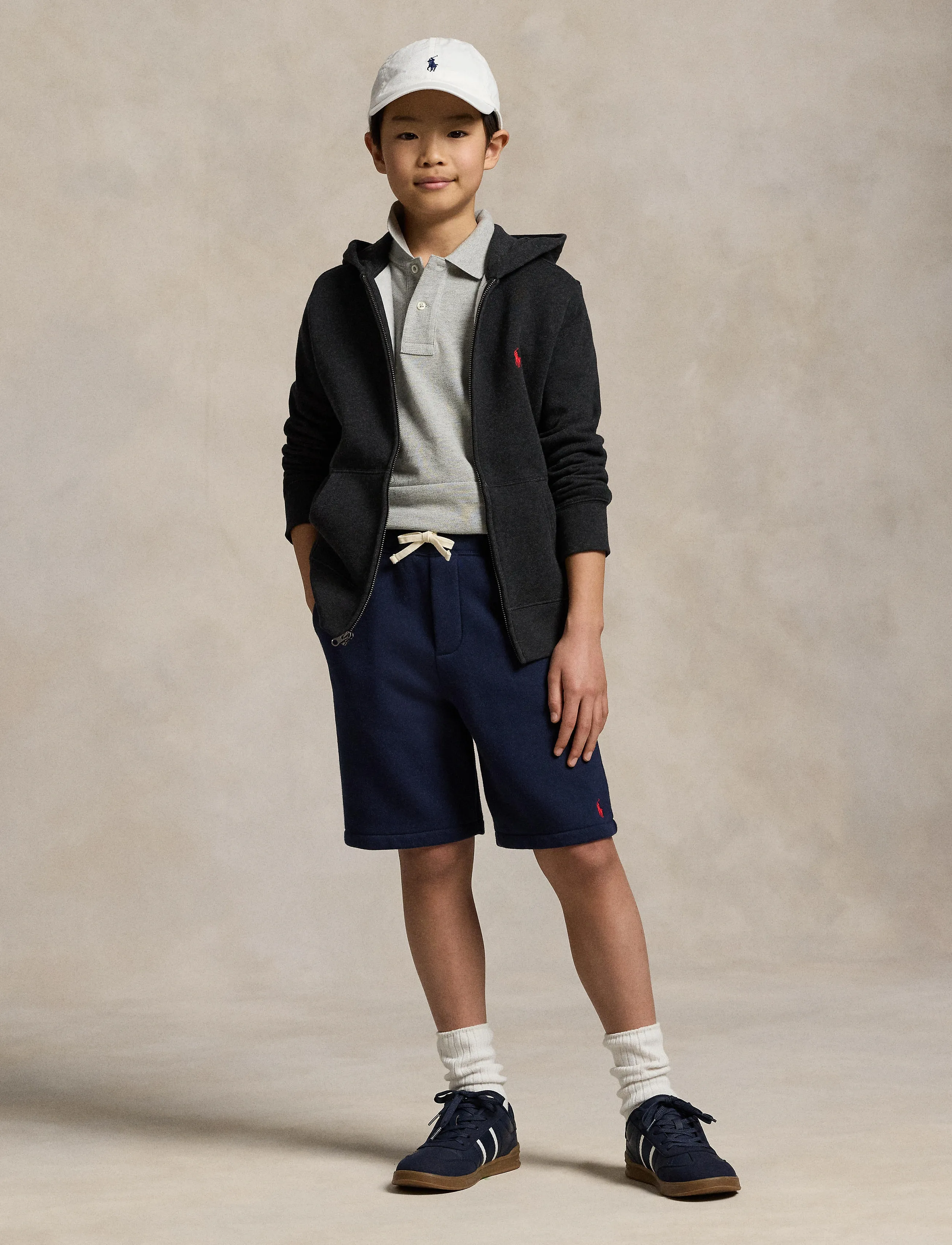 Ralph Lauren Kids Fleece Drawstring Short - Shorts - CRUISE NAVY / navy
