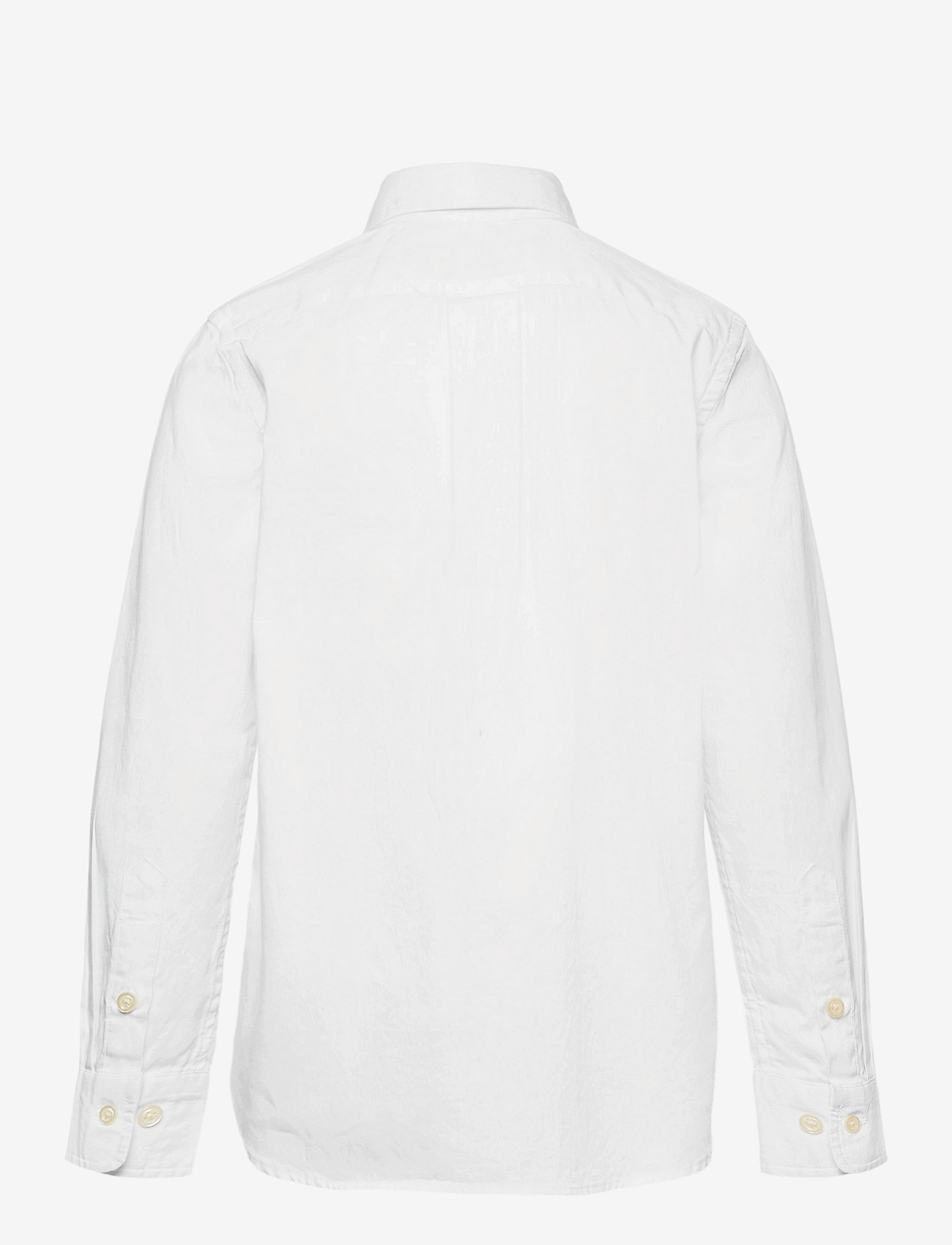 Ralph Lauren Kids - Slim Fit Cotton Oxford Shirt - long-sleeved shirts - white - 1