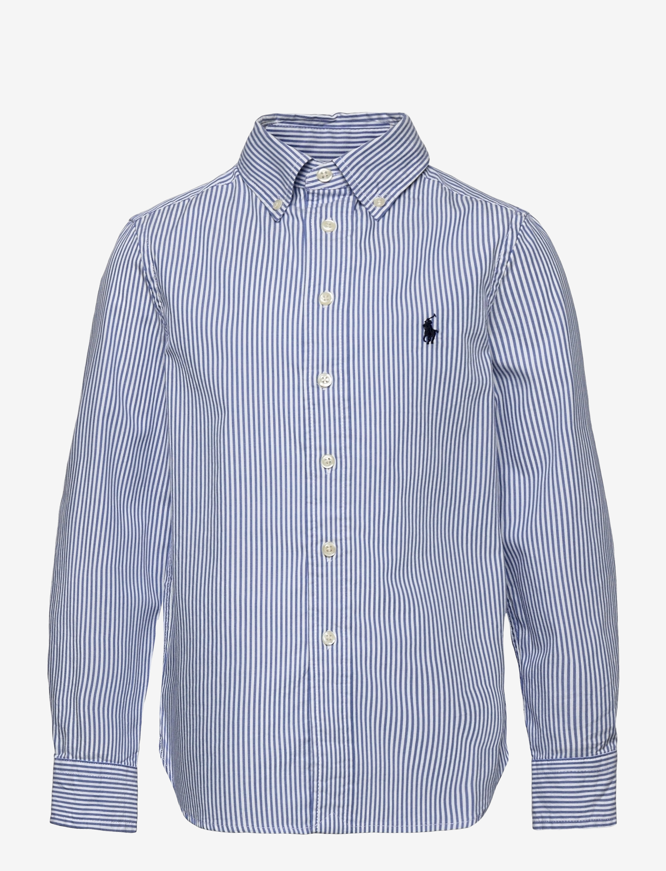 Ralph Lauren Kids Slim Striped Oxford Shirt - Pluusid - BSR BLUE/WHITE / blue