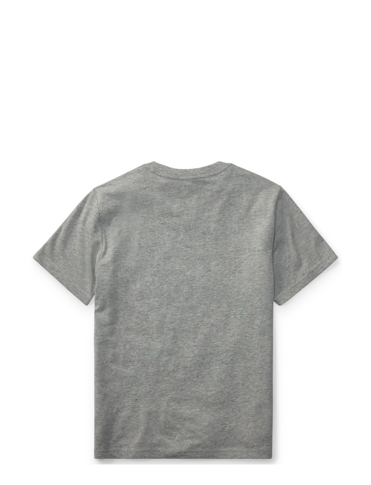 Ralph Lauren Kids - Cotton Jersey Crewneck Tee - kortærmede t-shirts - andover  heather - 1