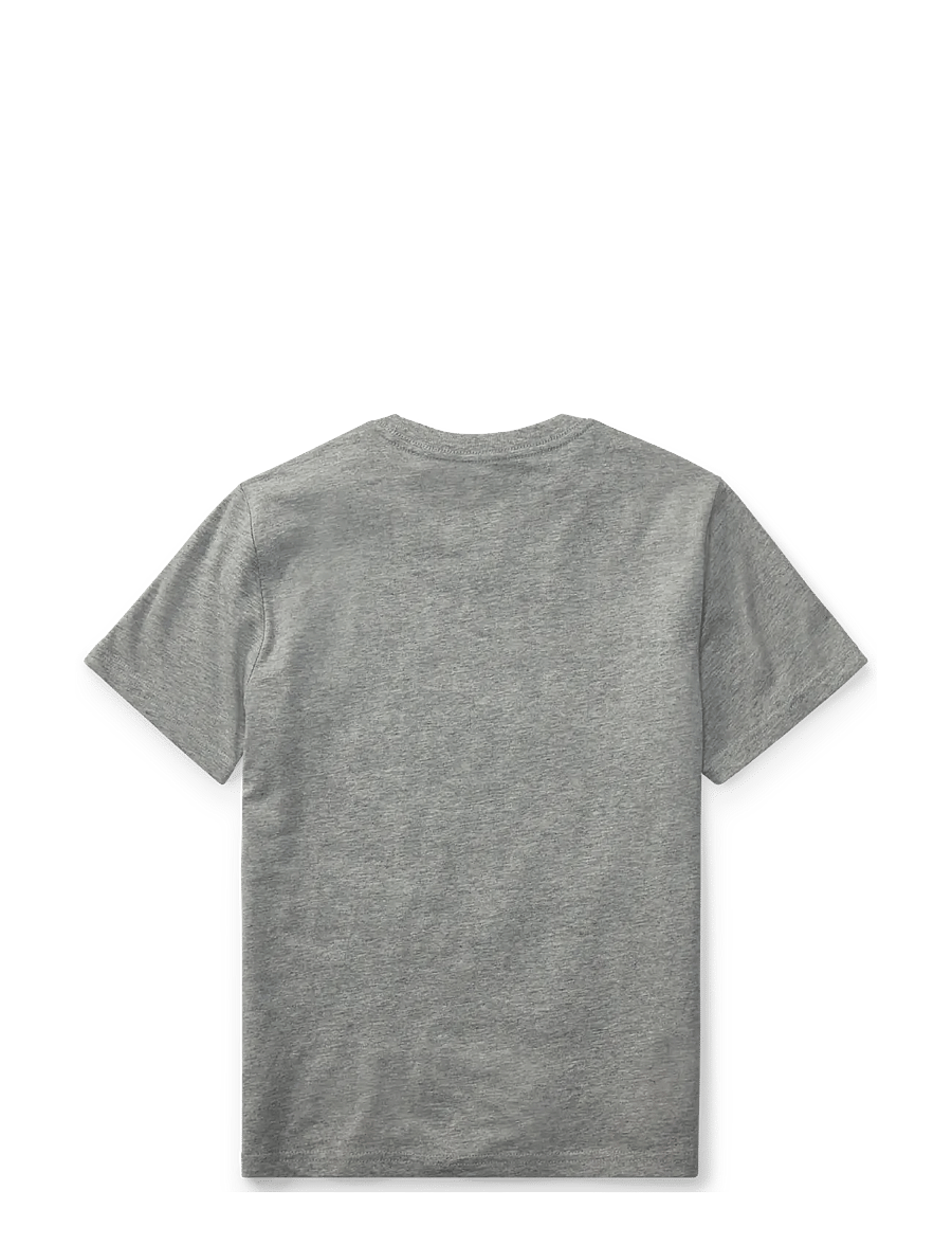 Ralph Lauren Kids - Cotton Jersey Crewneck Tee - kurzärmelige - andover heather - 1